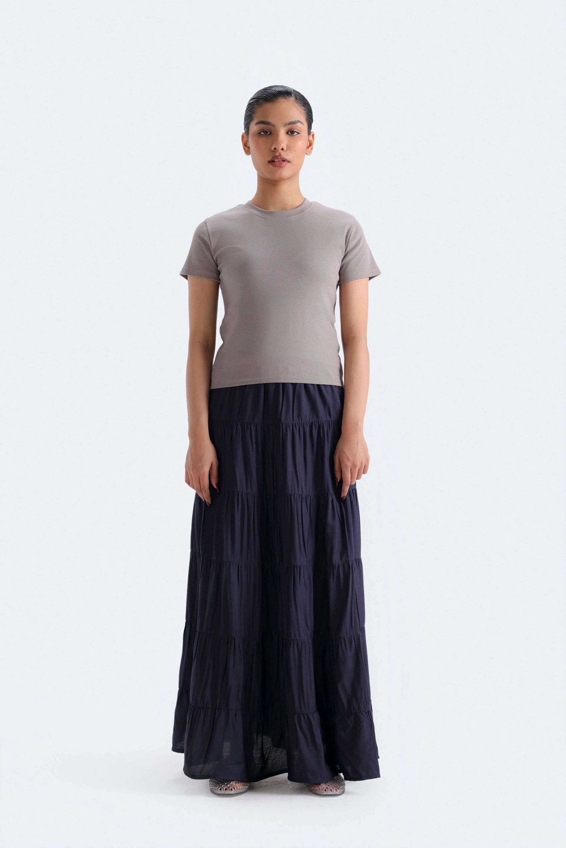 Tier Panel Maxi Skirt - Image 8