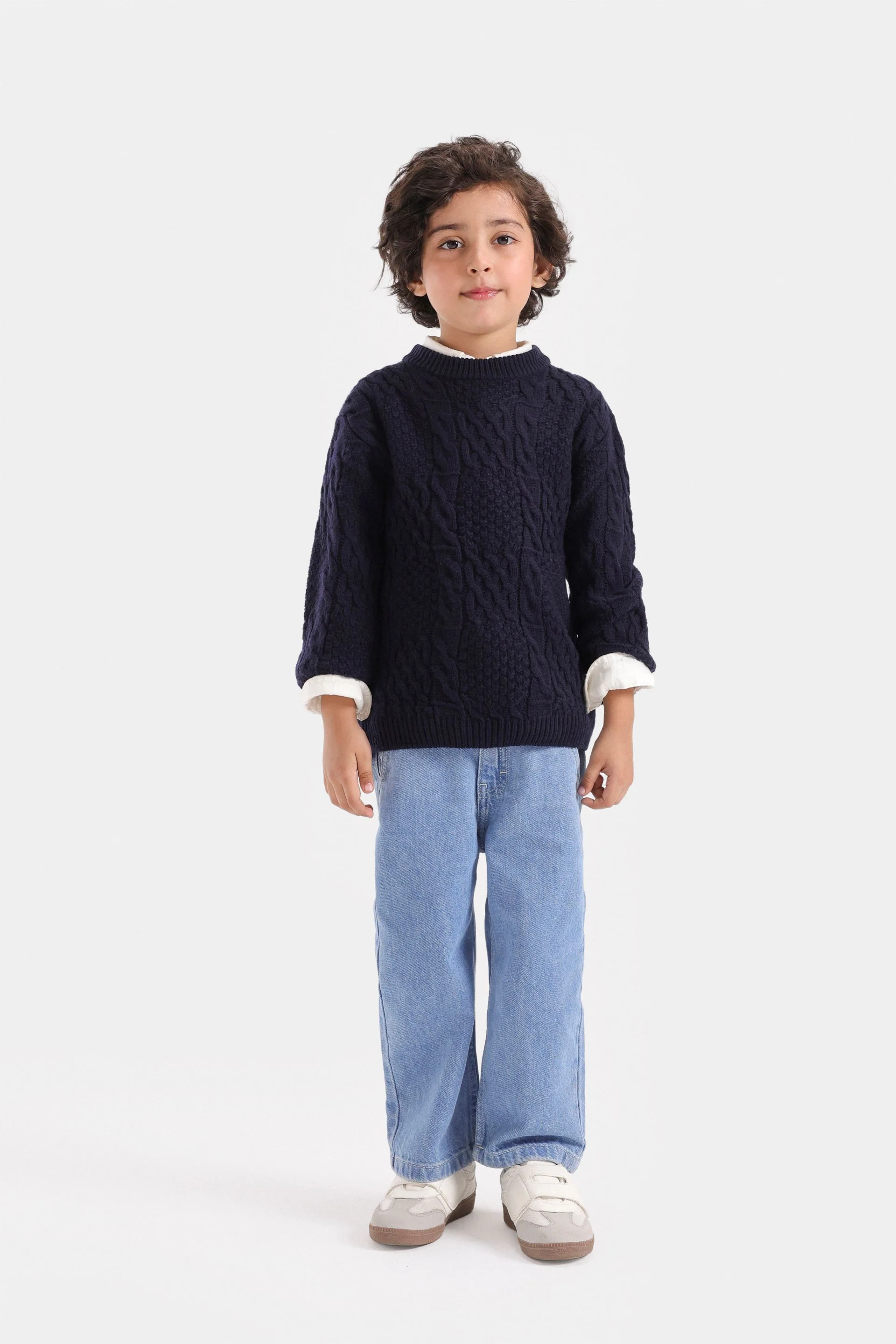 Basic Cable Knitted Sweater - Image 10