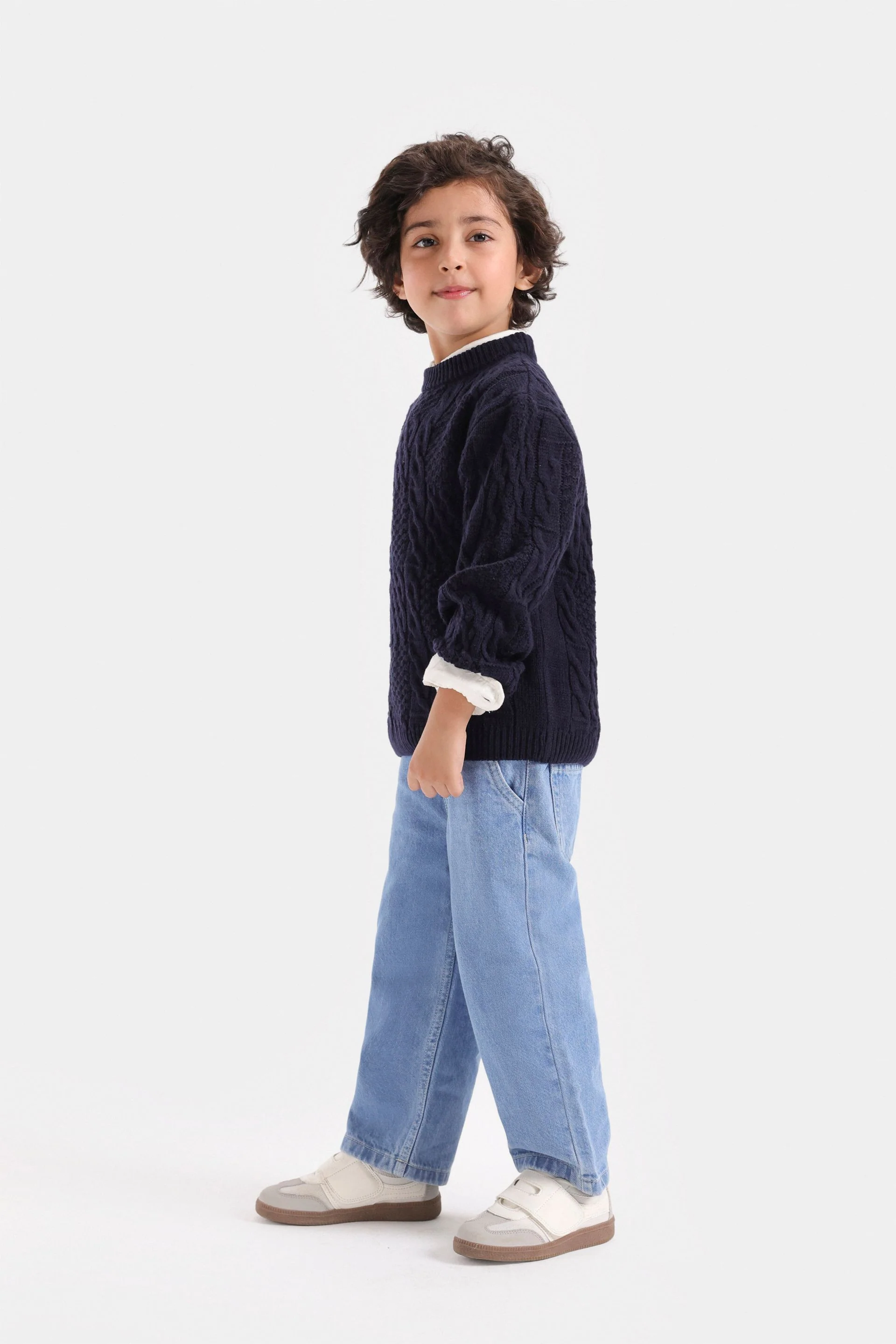 Basic Cable Knitted Sweater - Image 11