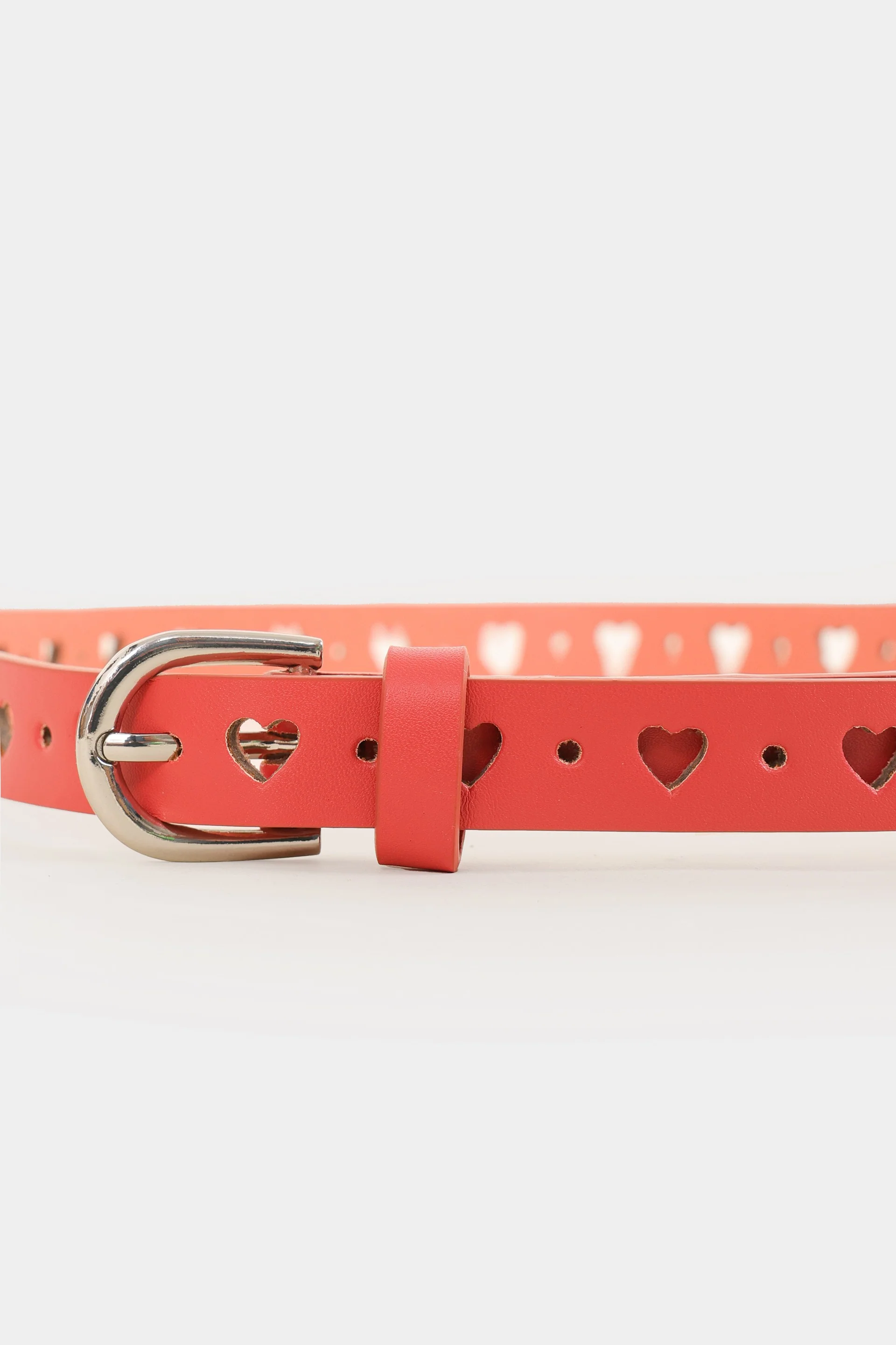 Belt With Heart Cut-Work Detail - Image 3