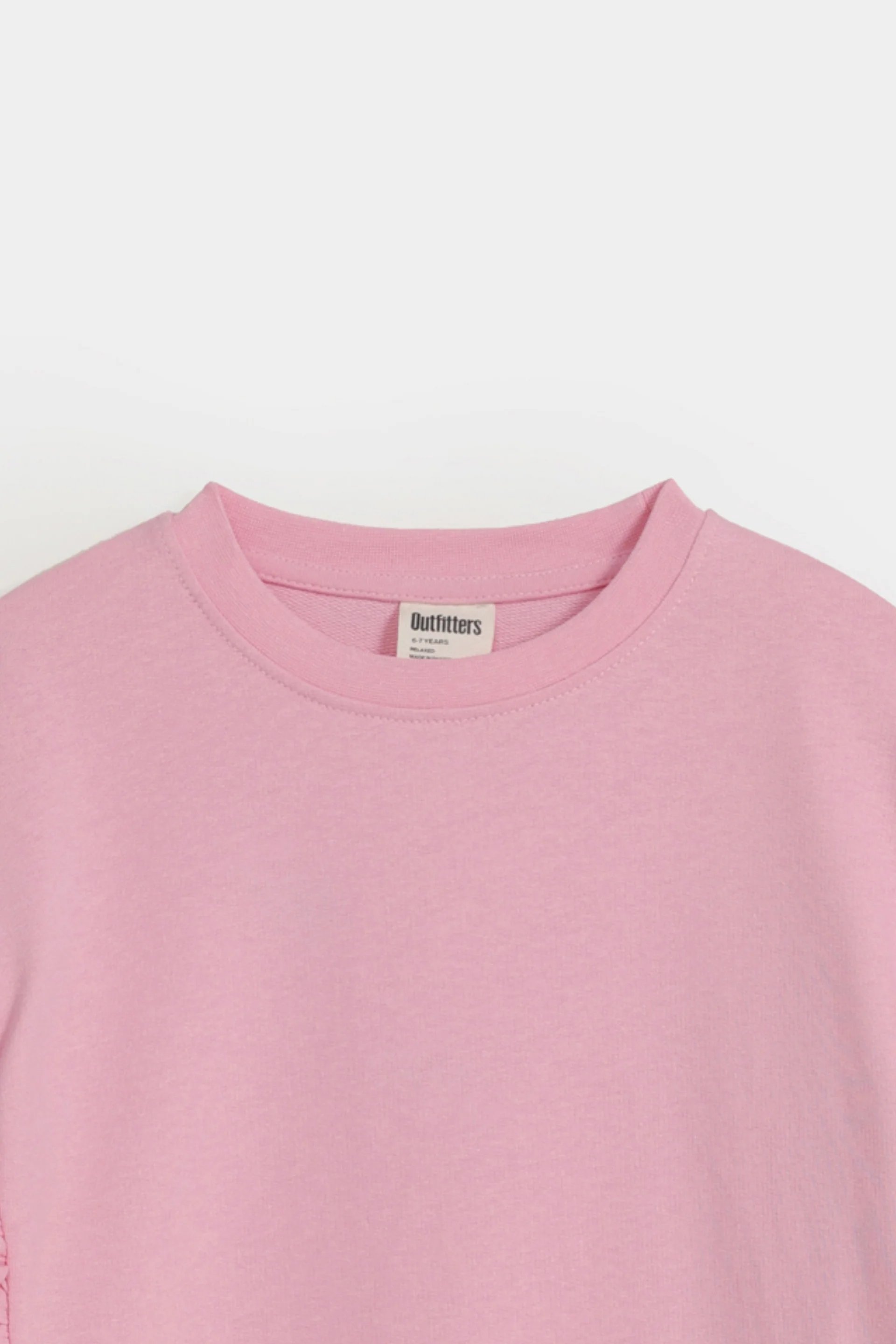 Basic Sweatshirt With Frill Detail - Image 7