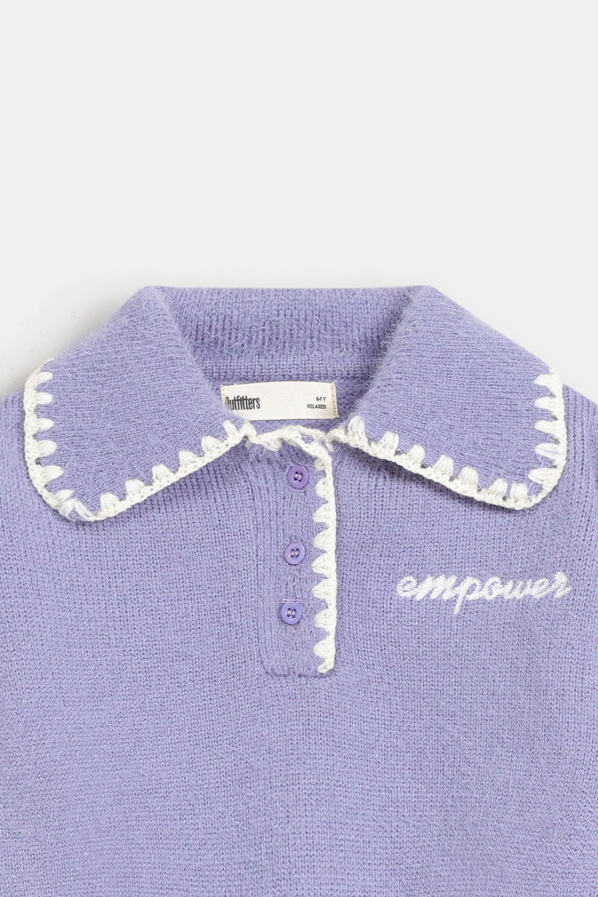 Embroidered Polo Sweater - Image 2