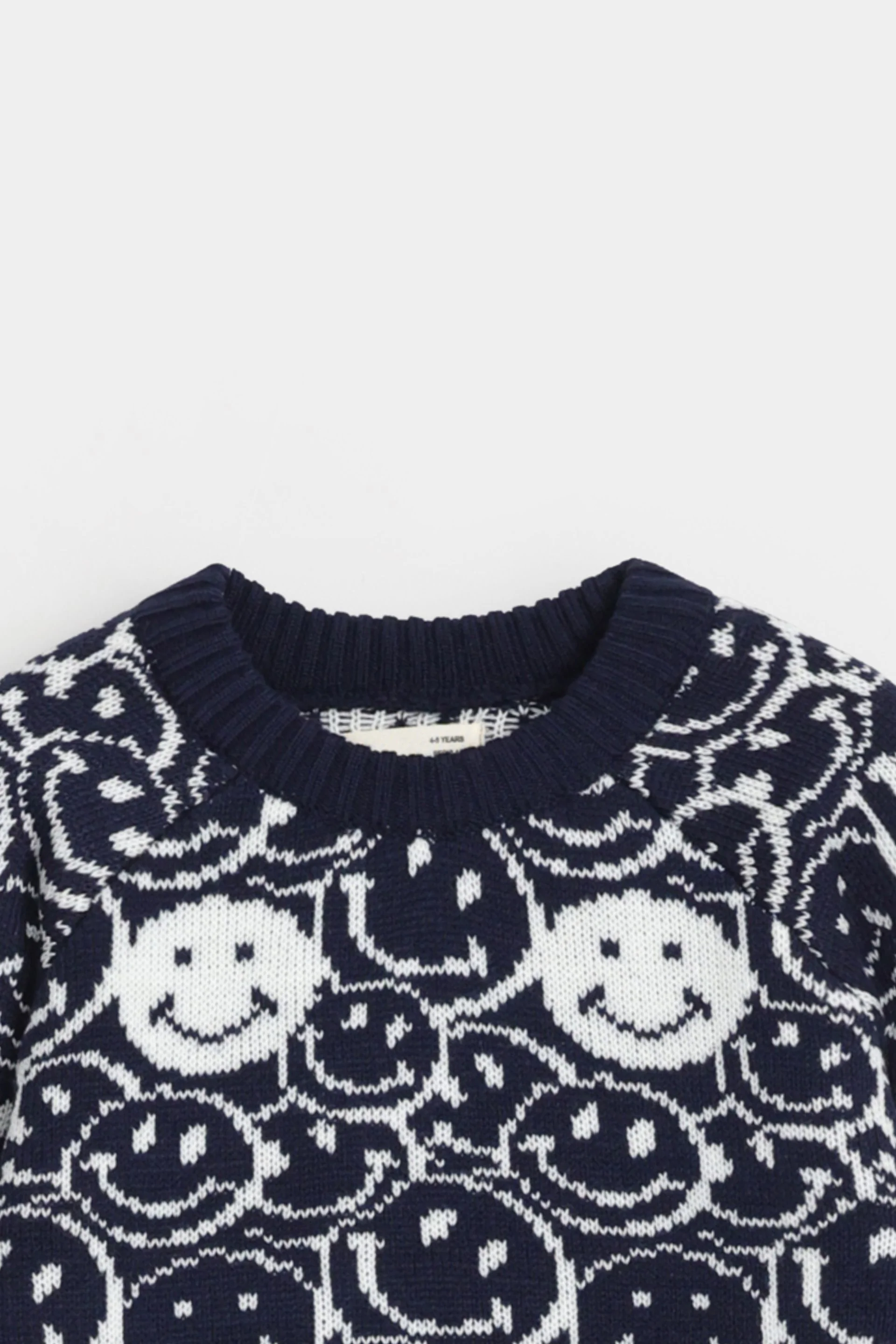 Smiley Face Knitted Sweater - Image 2