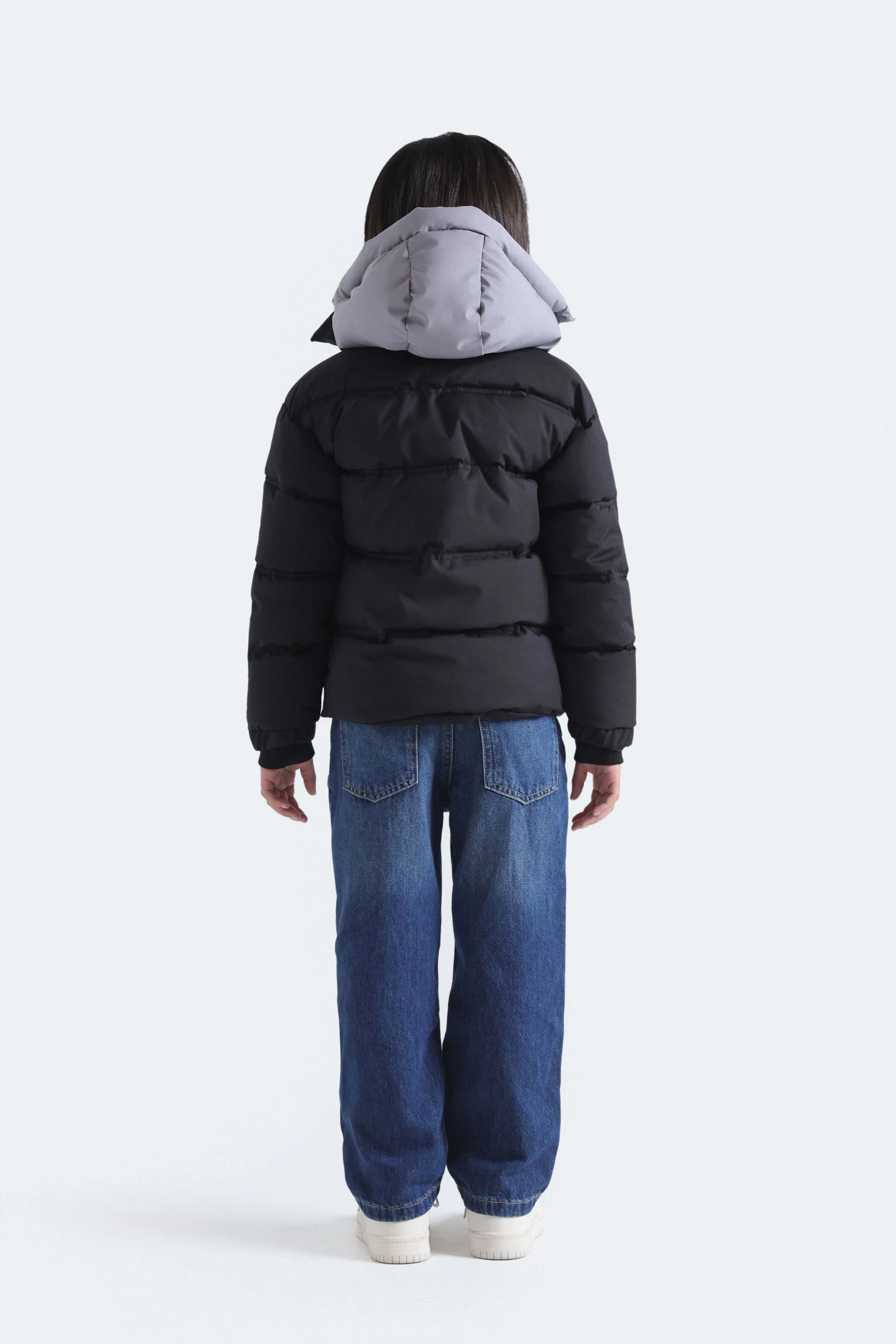 Quilted Puffer Jacket With Hood - Image 6