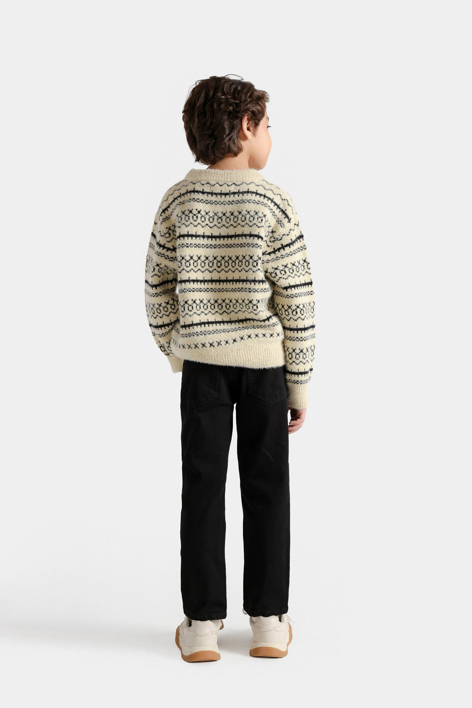 Knitted Jacquard Sweater - Image 6