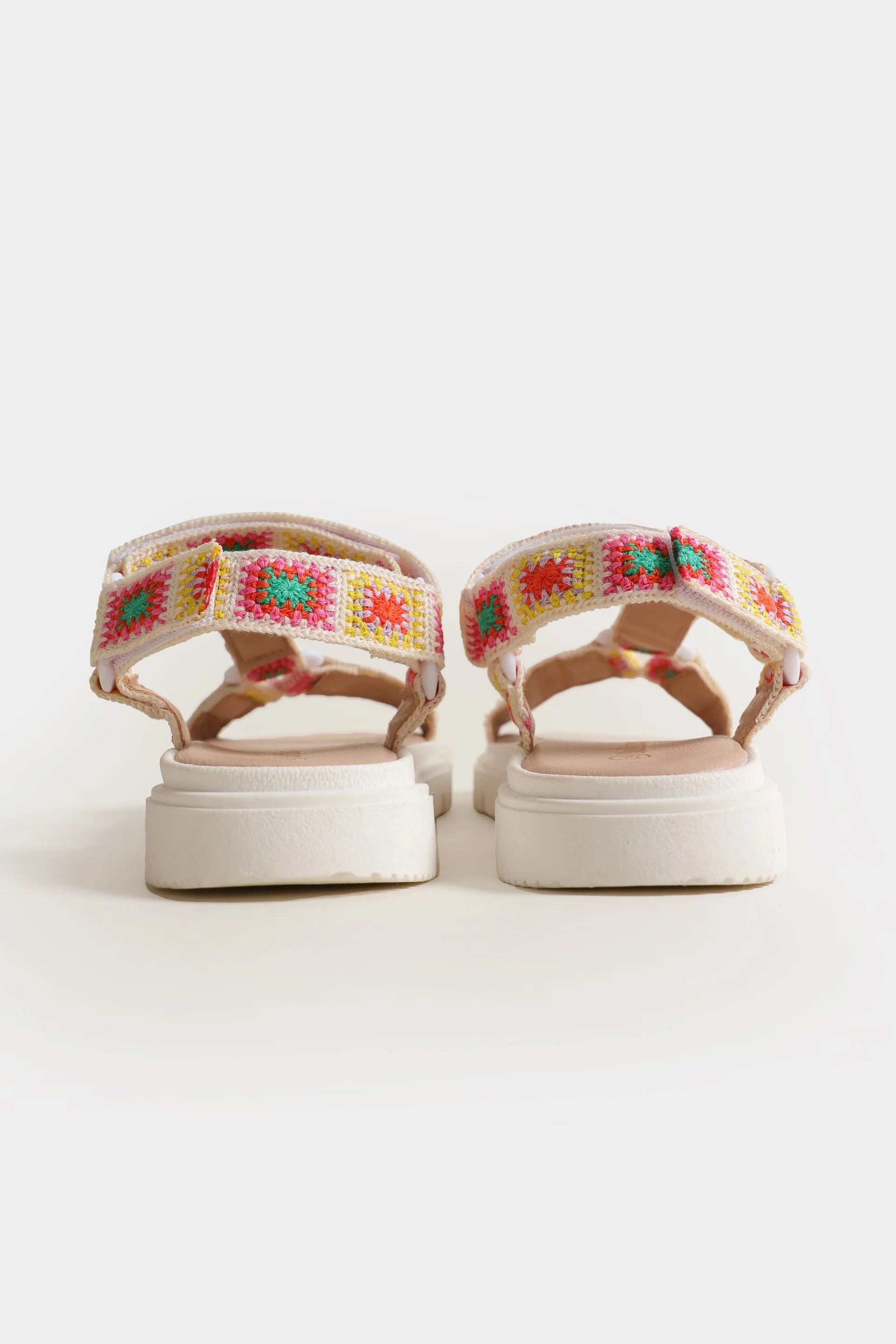 Crocheted Strappy Sandals - Image 11