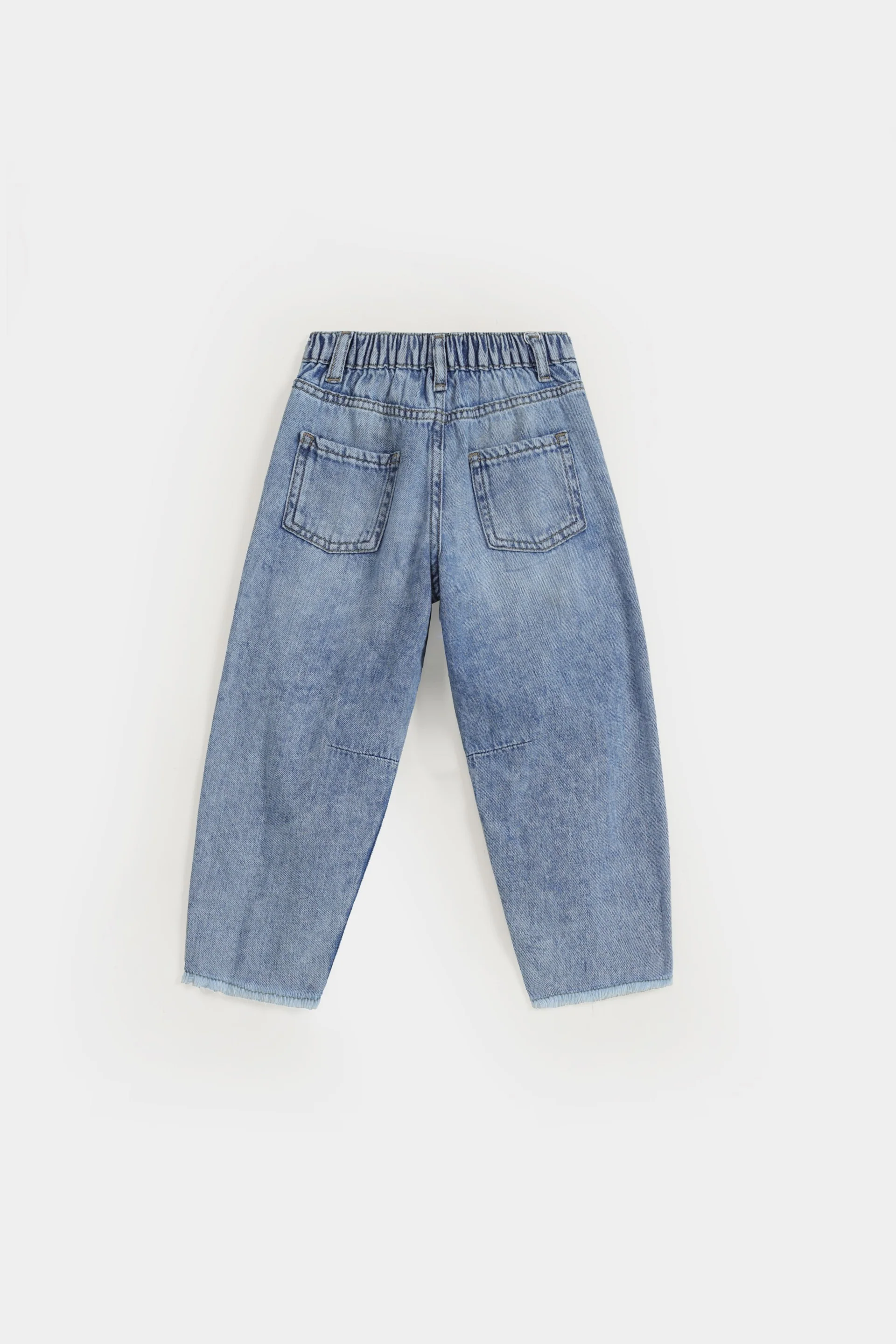 Elasticated Balloon Jeans - Image 4