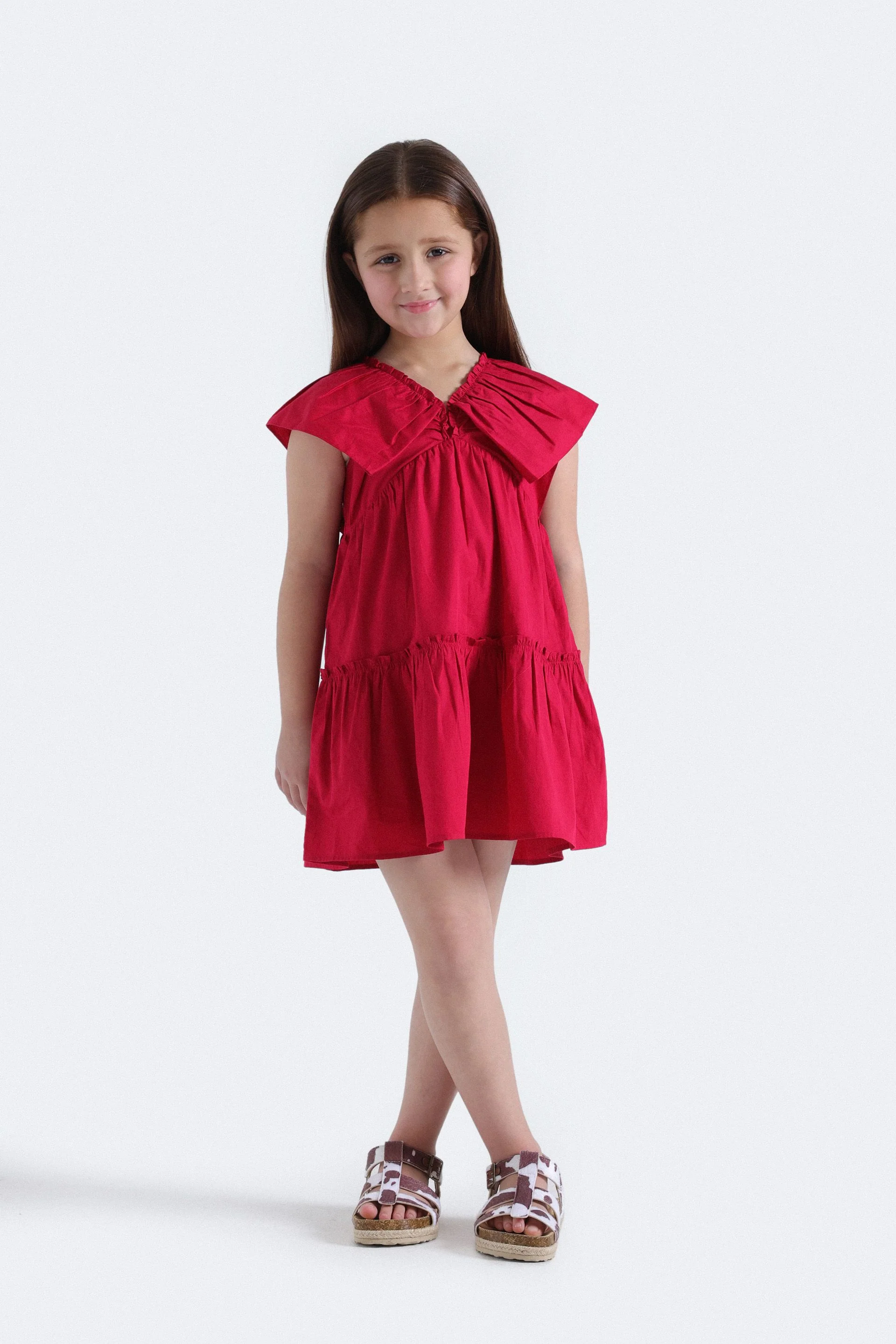 Tier Dress With Ruffle Detail - Image 4