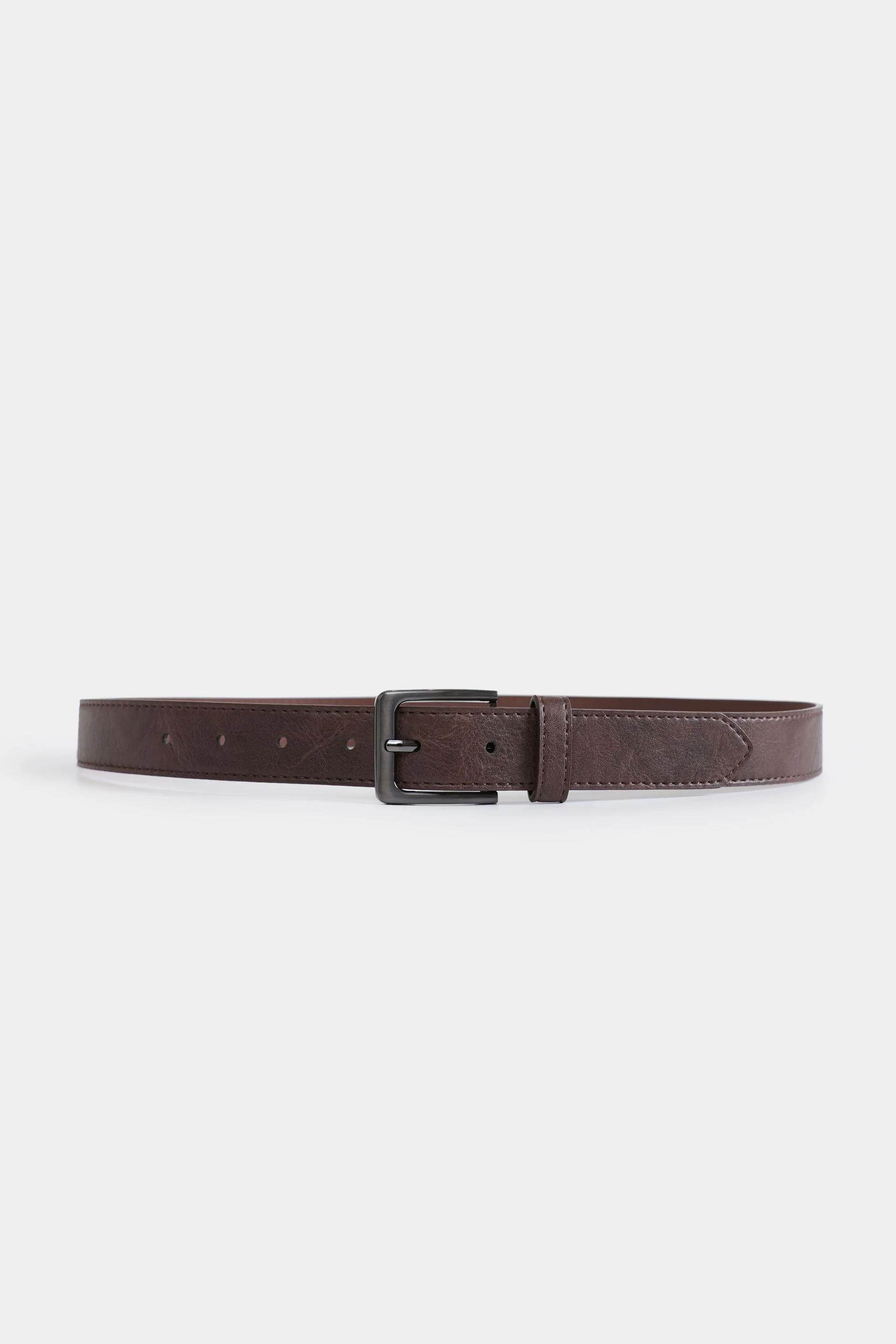 Textured Leather Belt