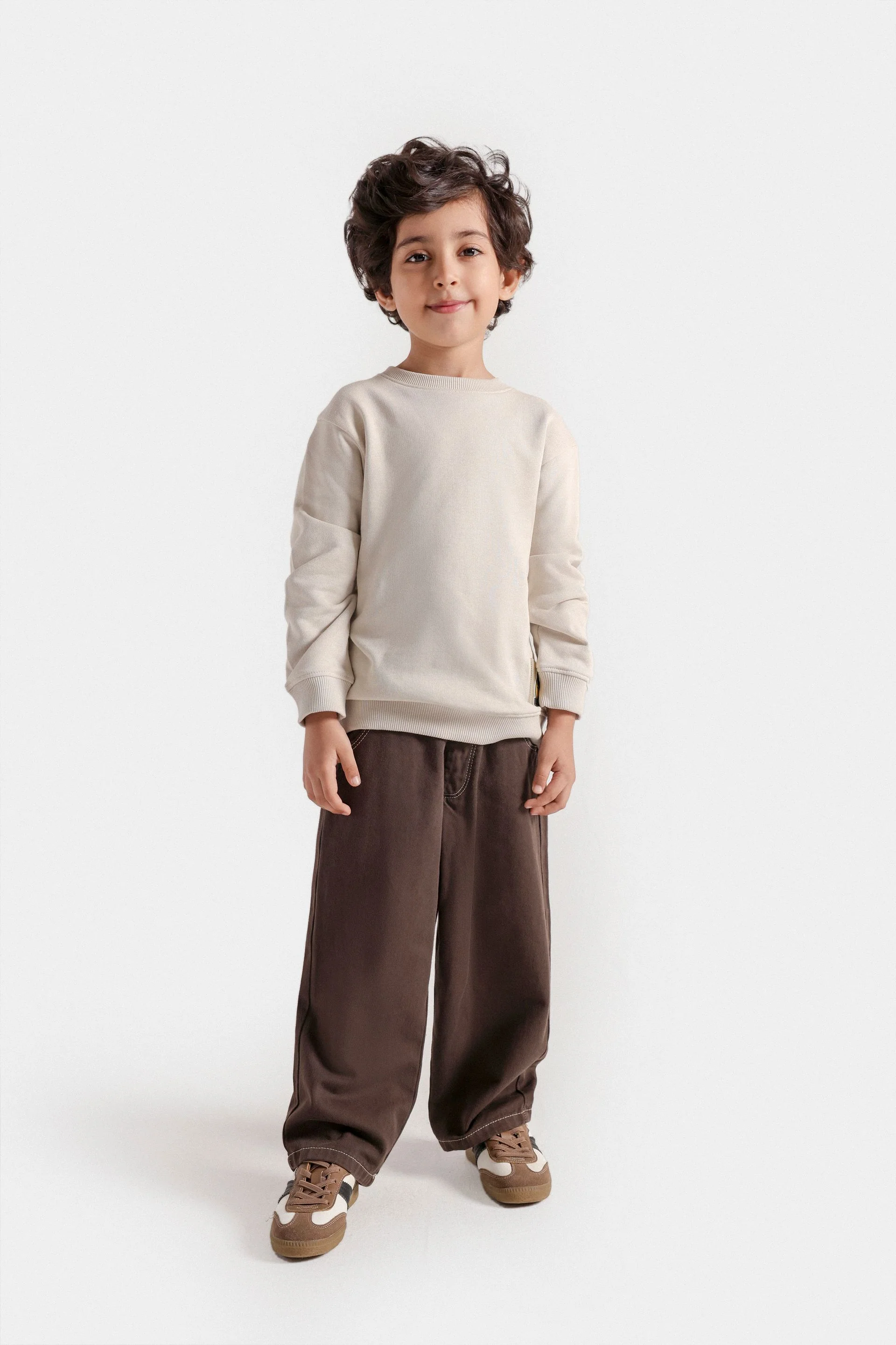 Basic Character Label Sweatshirt - Image 10