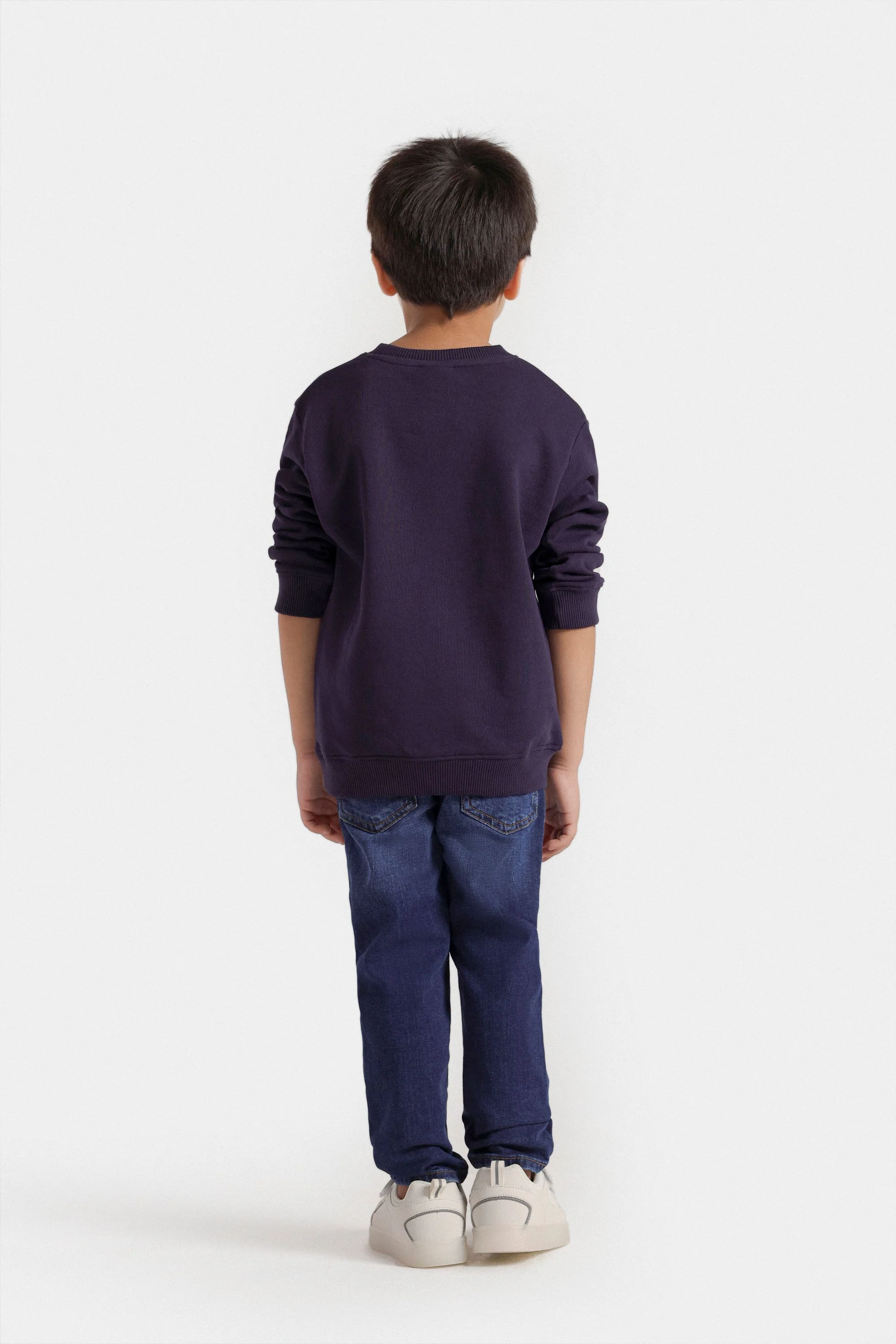 Basic Character Label Sweatshirt - Image 6