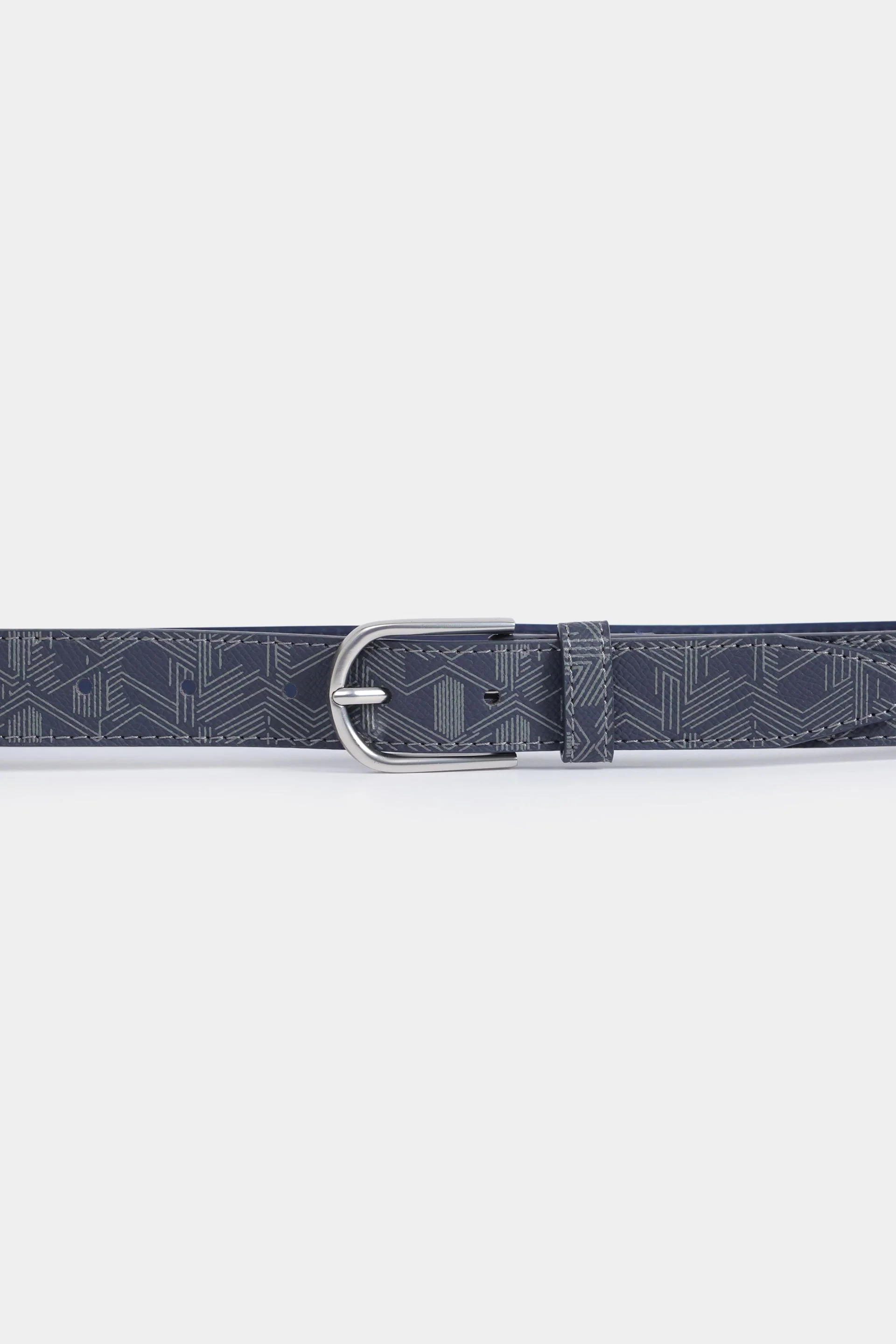 Printed Faux Leather Belt - Image 2
