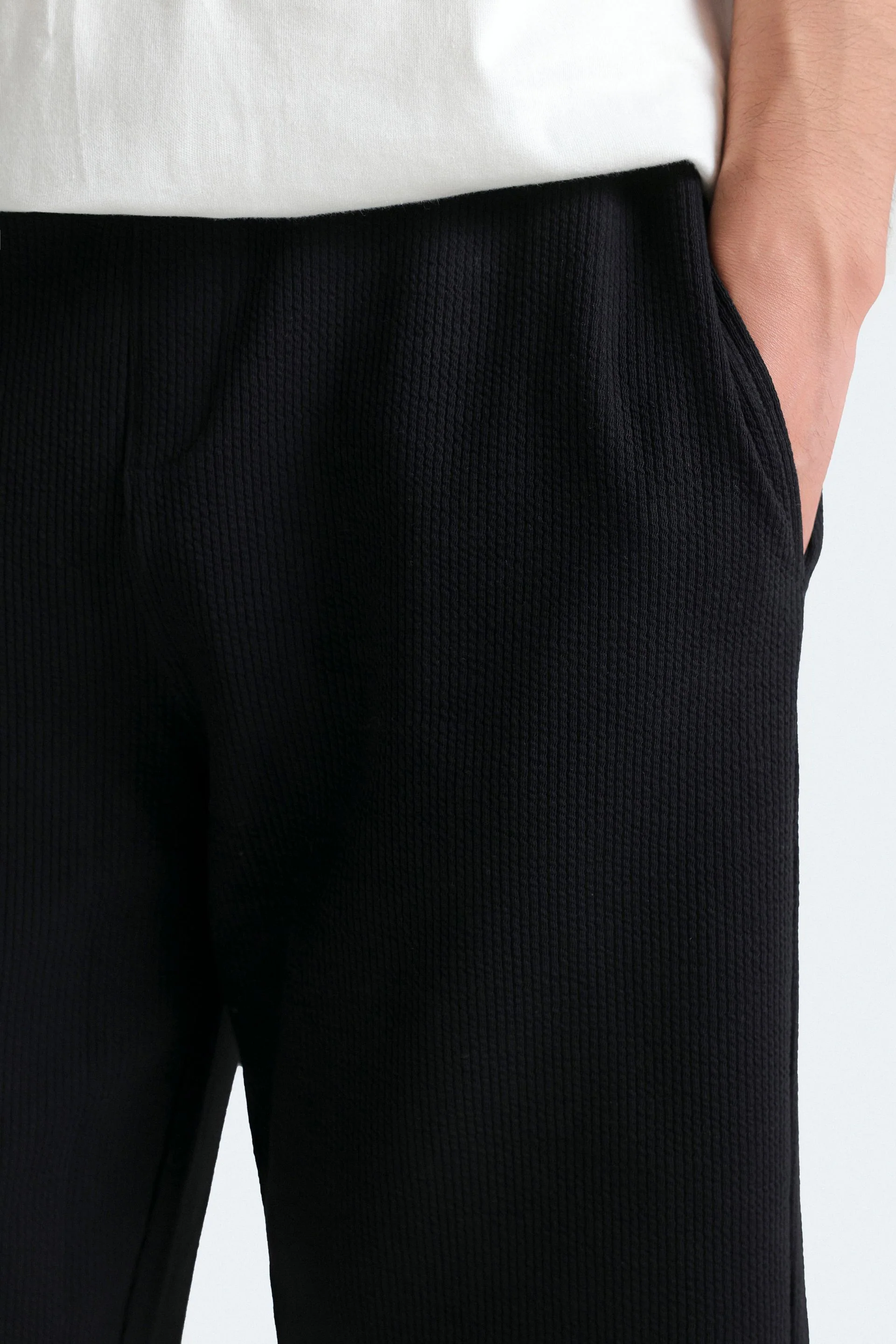 Textured Bermuda Shorts - Image 9