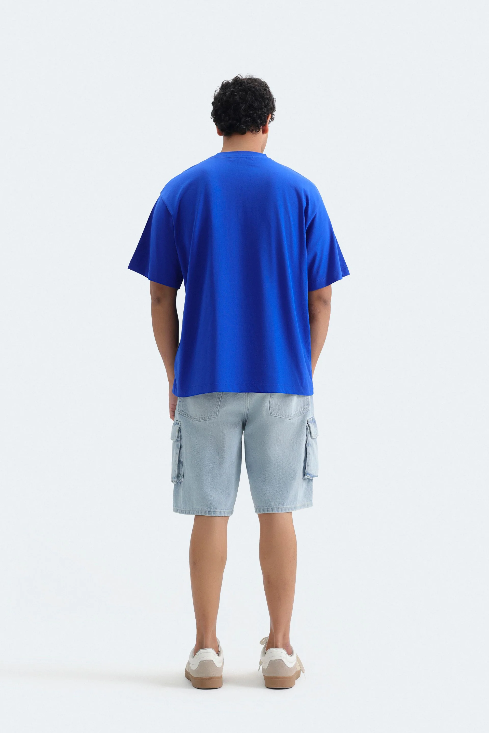 Denim Cargo Shorts - Image 13