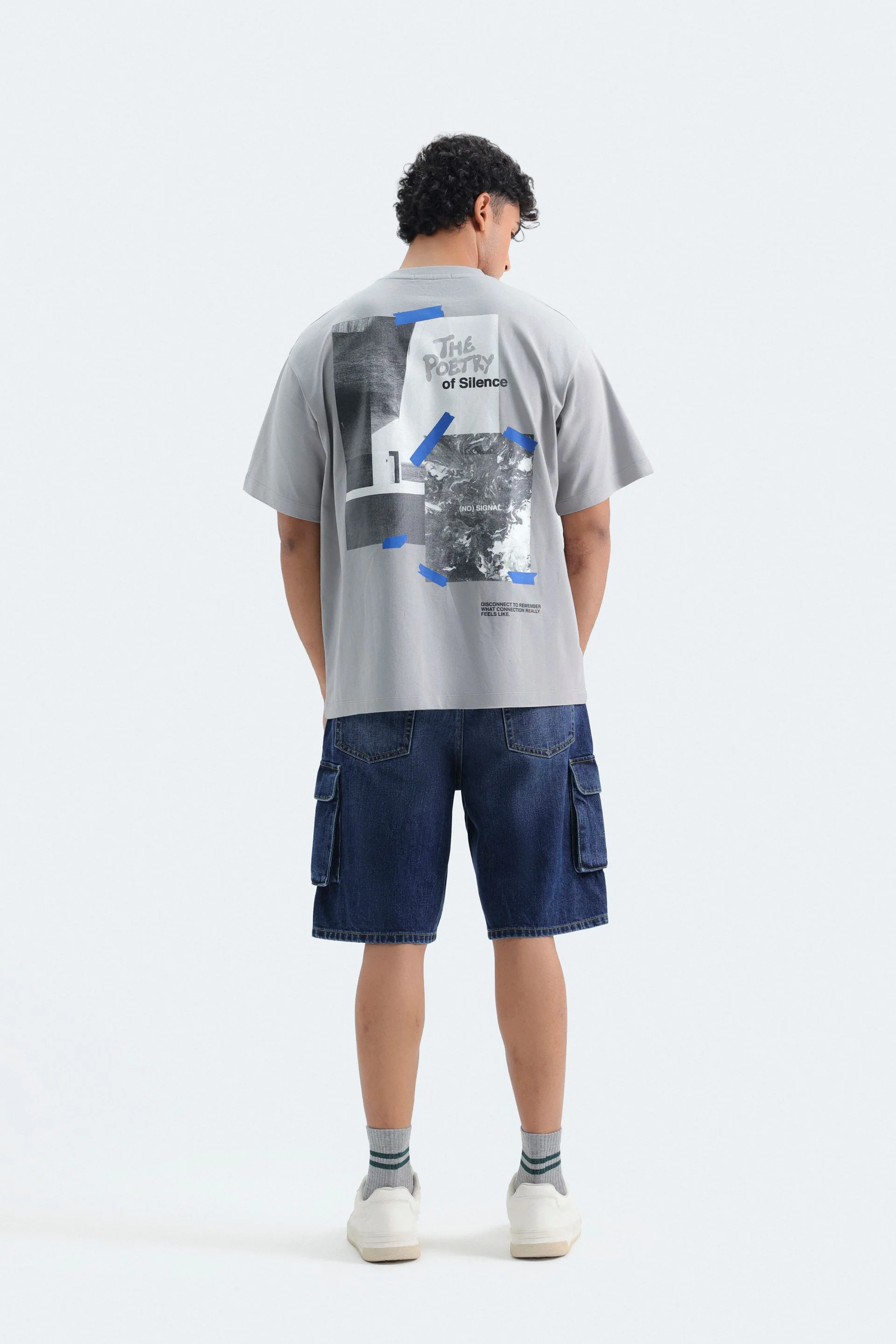Denim Cargo Shorts - Image 5