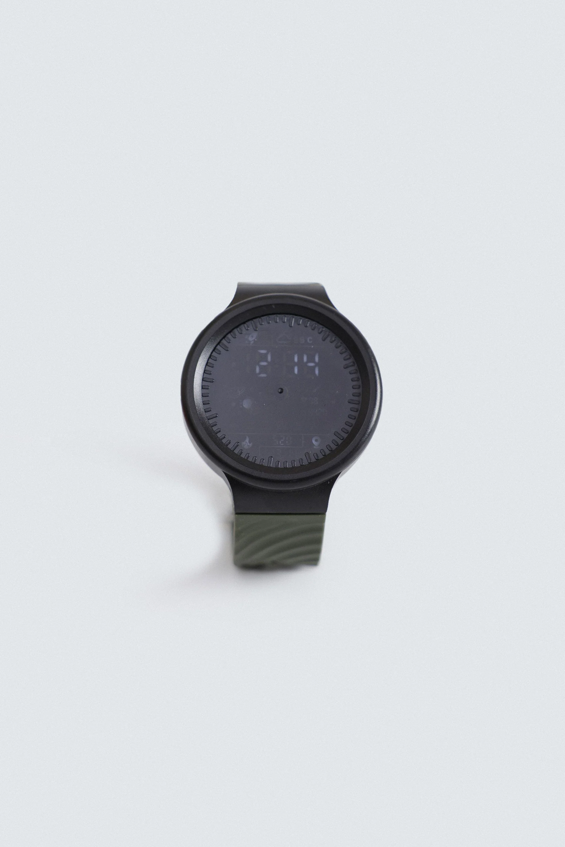 Digital Watch With Silicone Straps