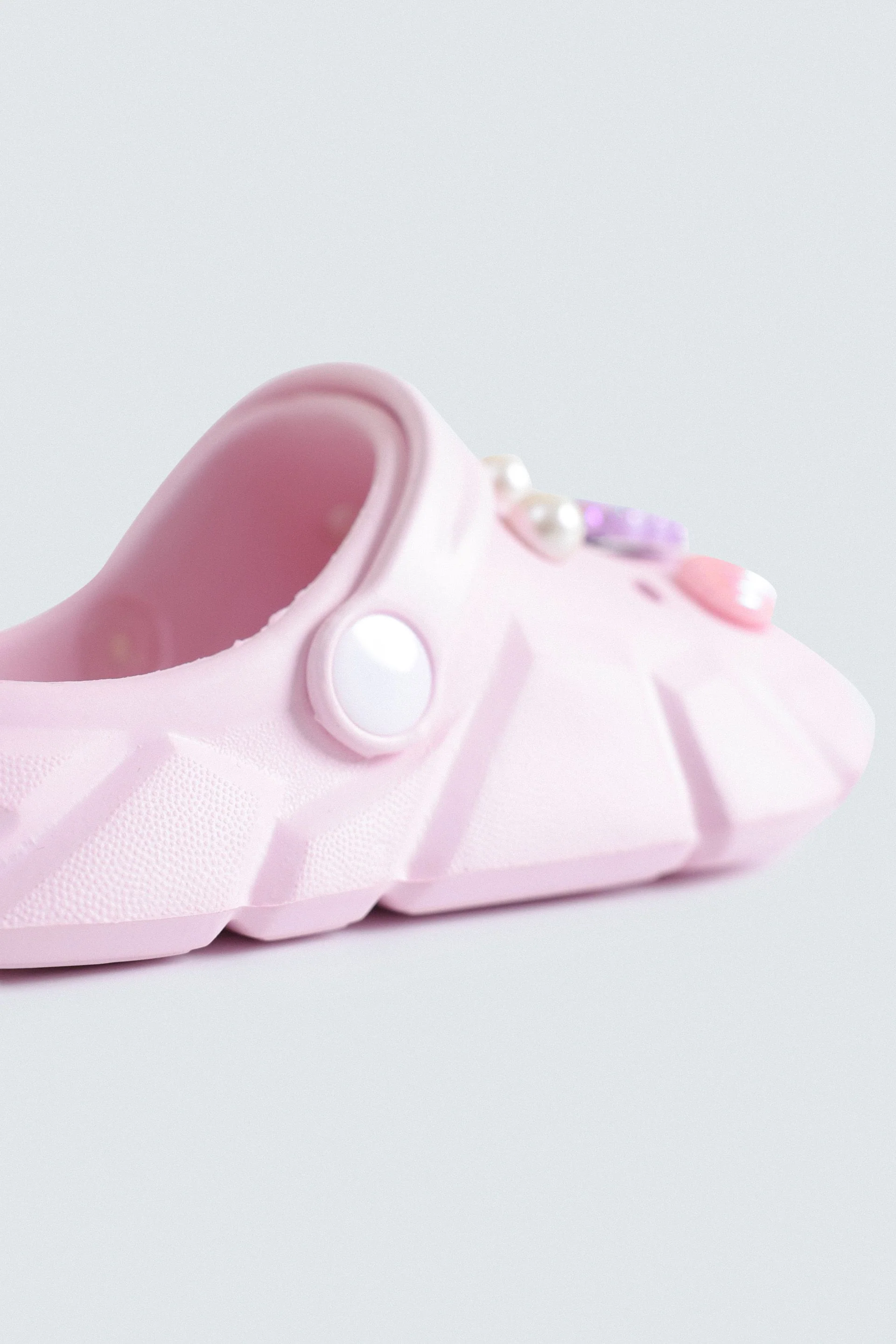 Rubber Clogs With Charm Detail - Image 11