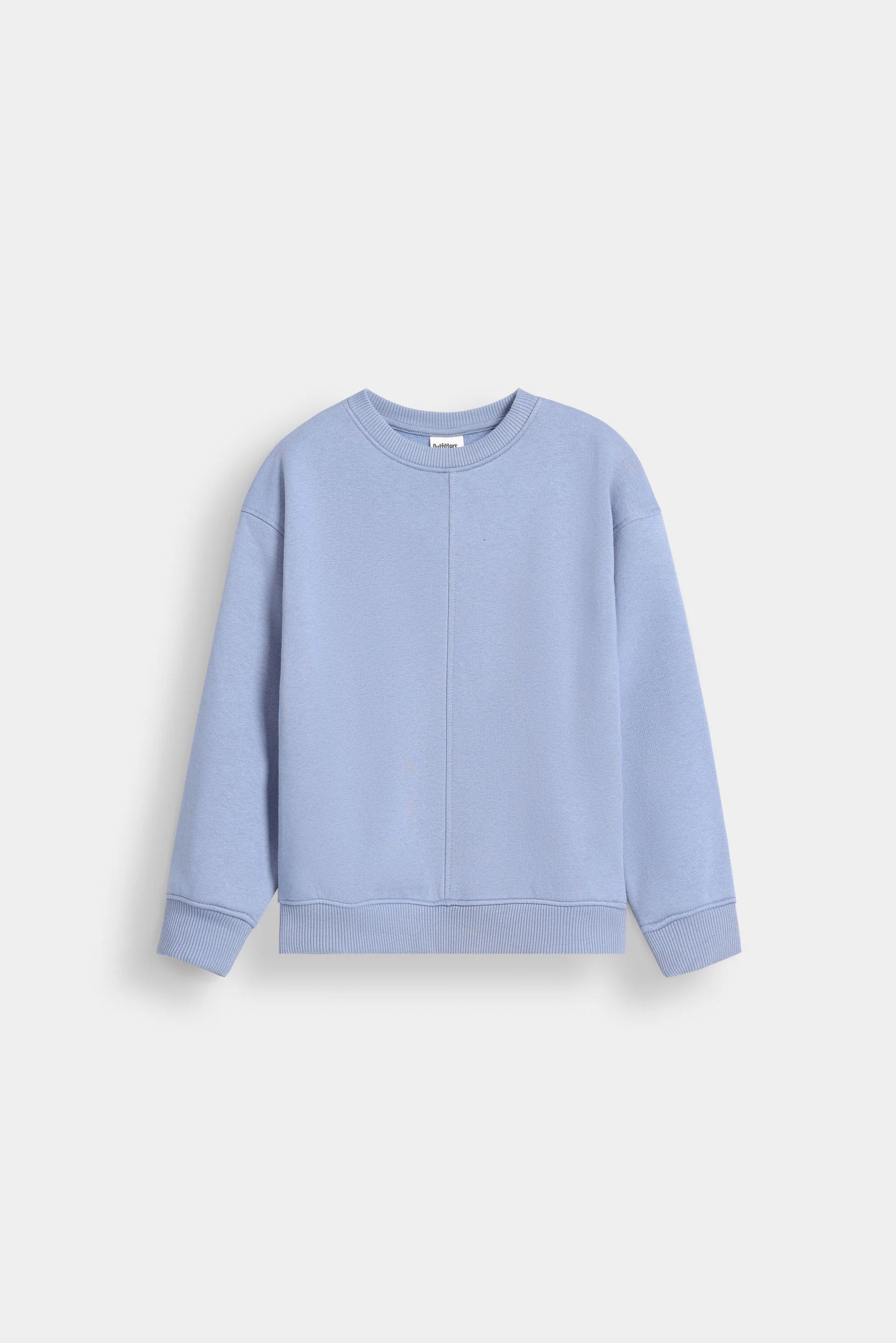 Basic Sweatshirt With Cut & Sew Detail - Image 6