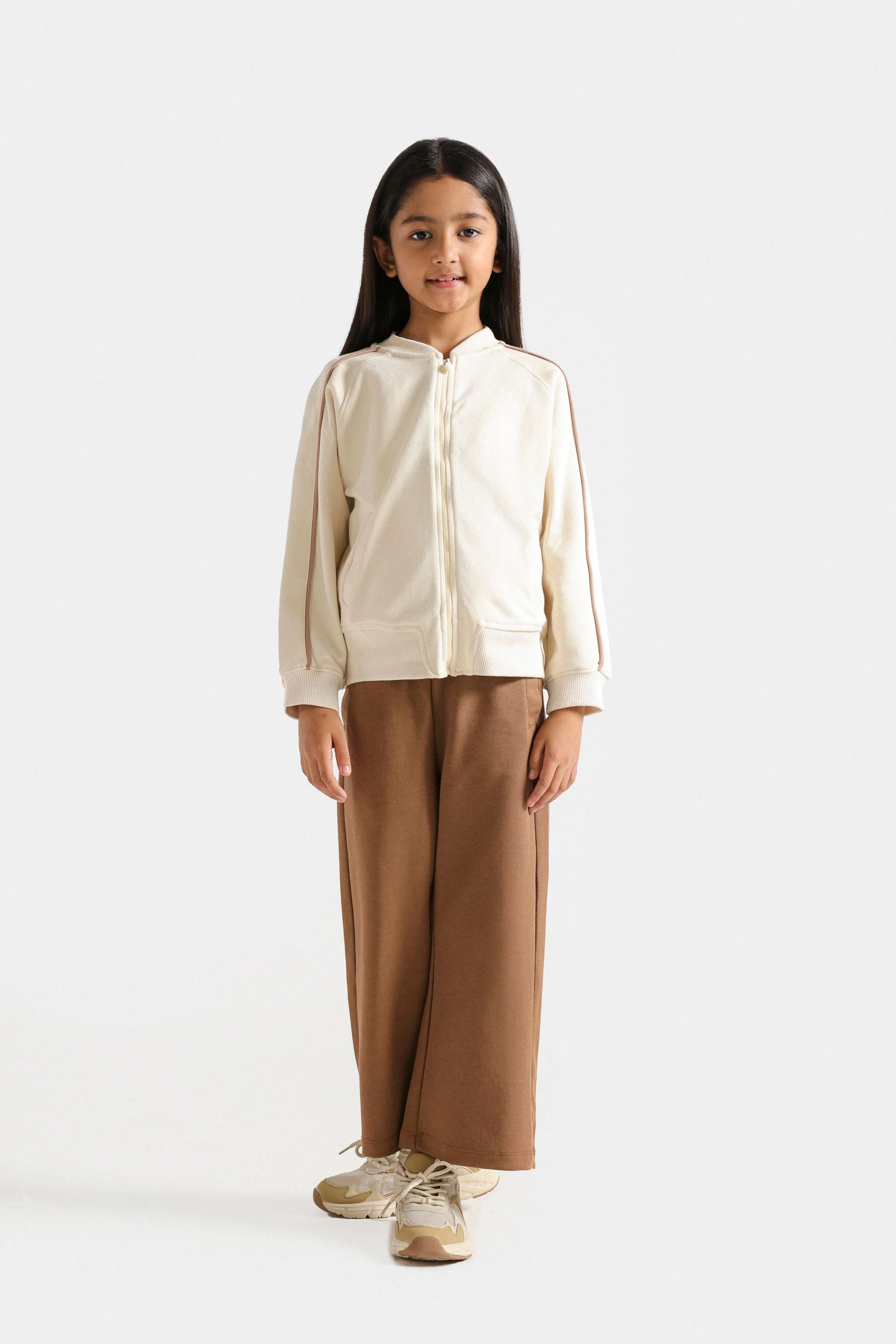 Raglan Sweatshirt With Piping Detail - Image 4