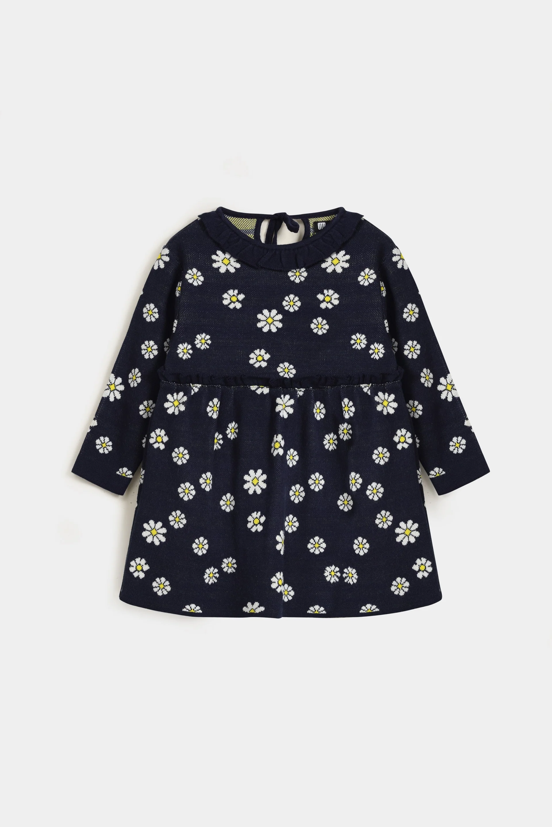 Floral Jacquard Sweater Dress - Image 4