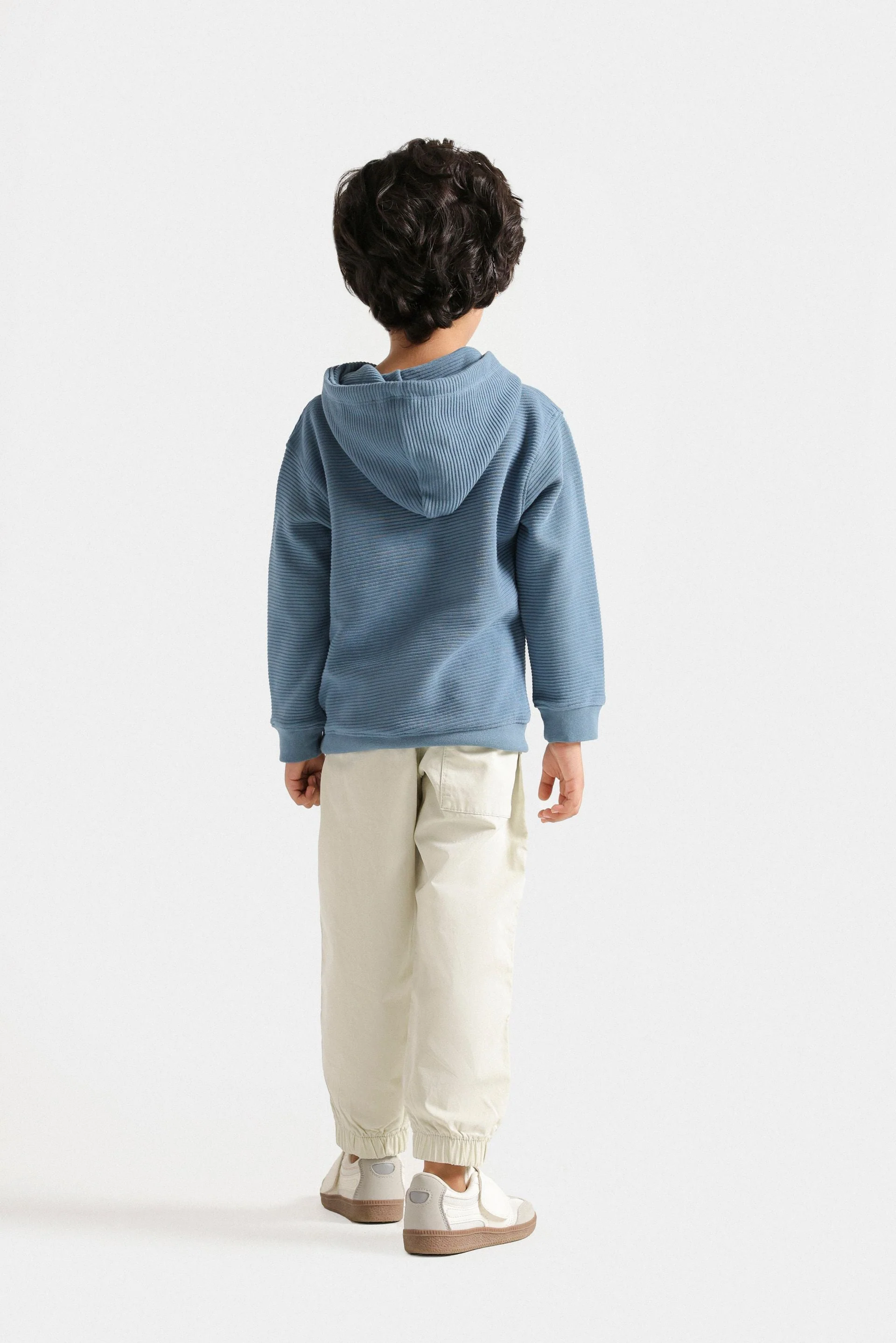 Basic Ribbed Hoodie - Image 6