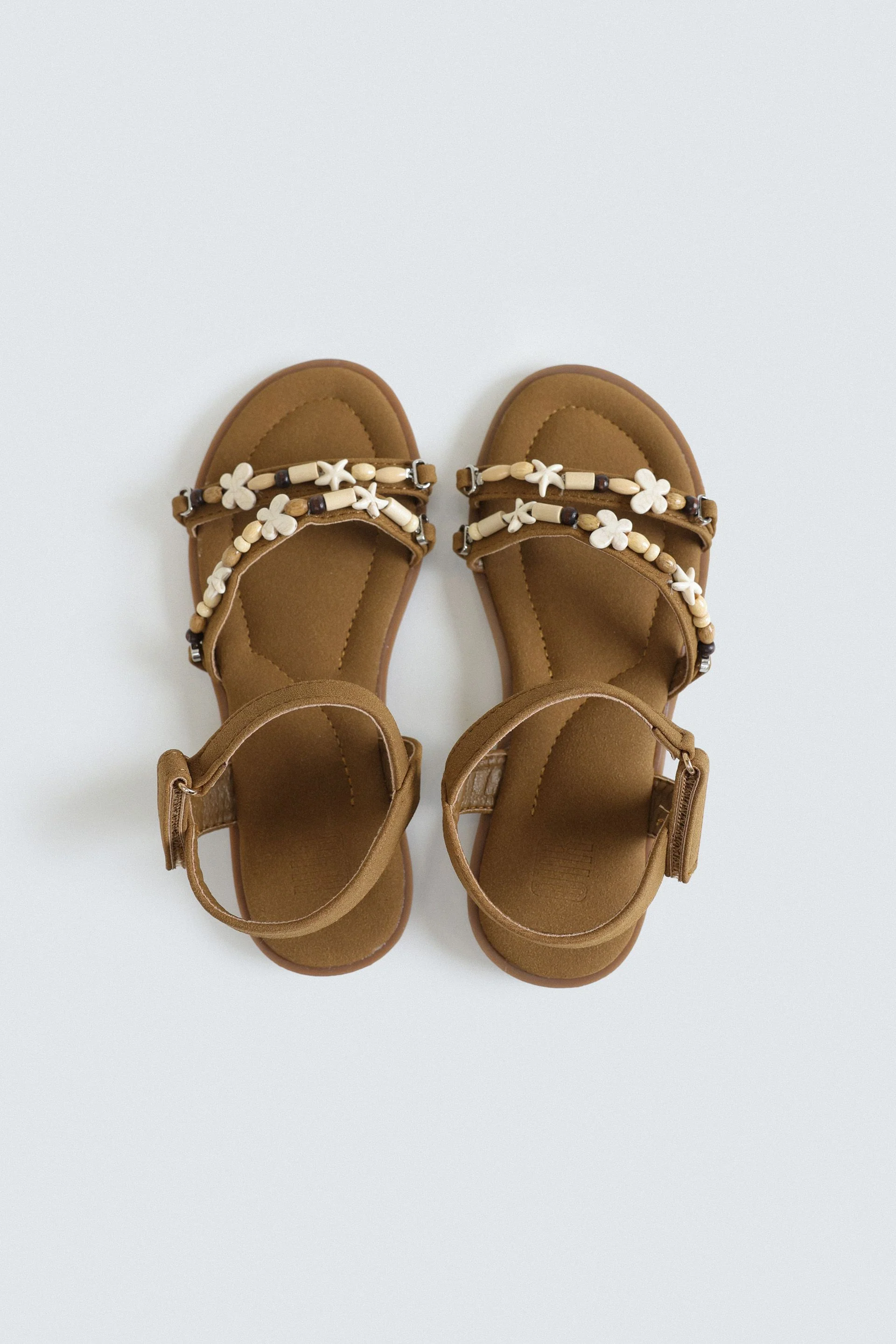 Suede Beaded Sandals - Image 2