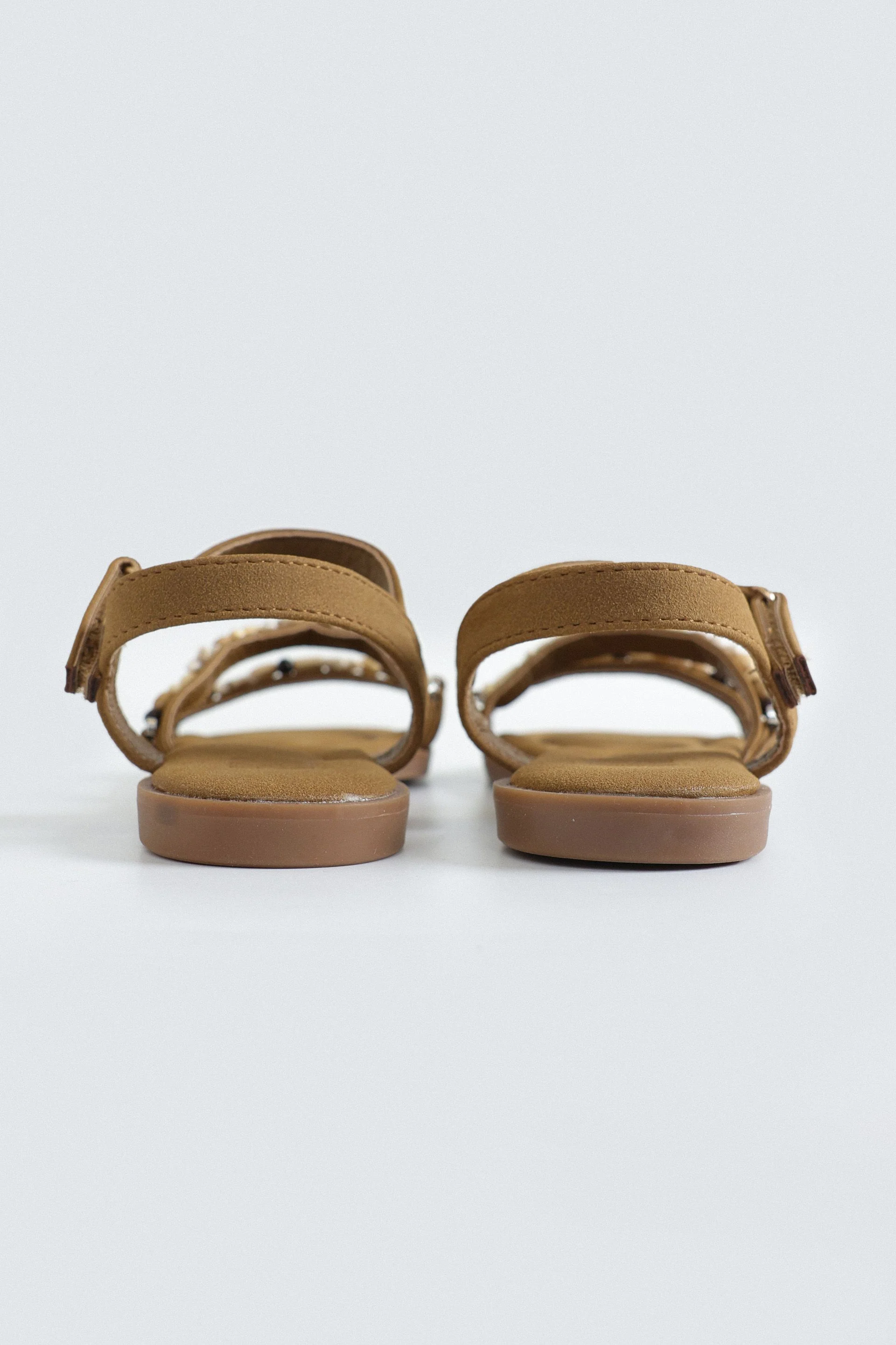 Suede Beaded Sandals - Image 5