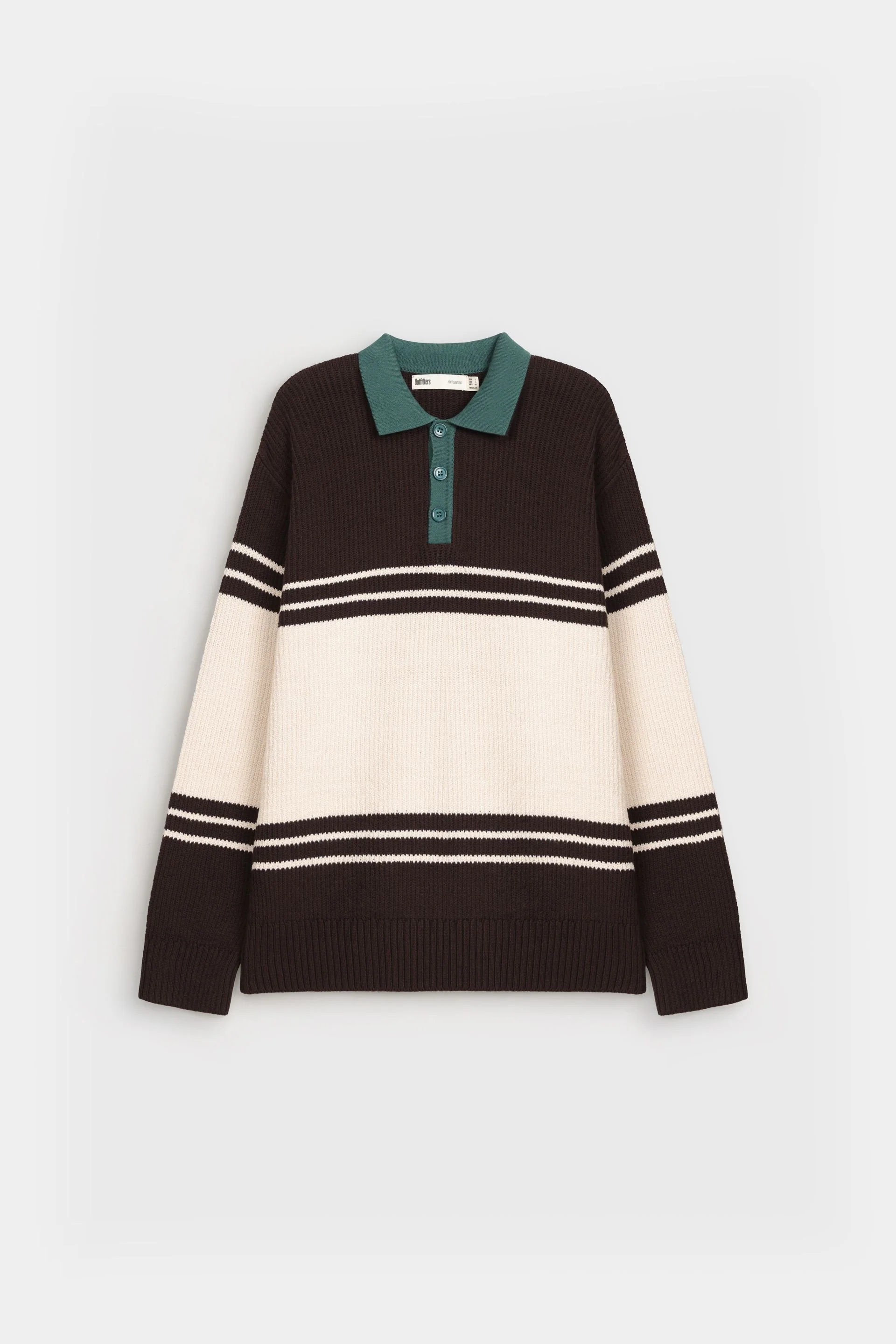Color Block Polo Sweater - Image 5