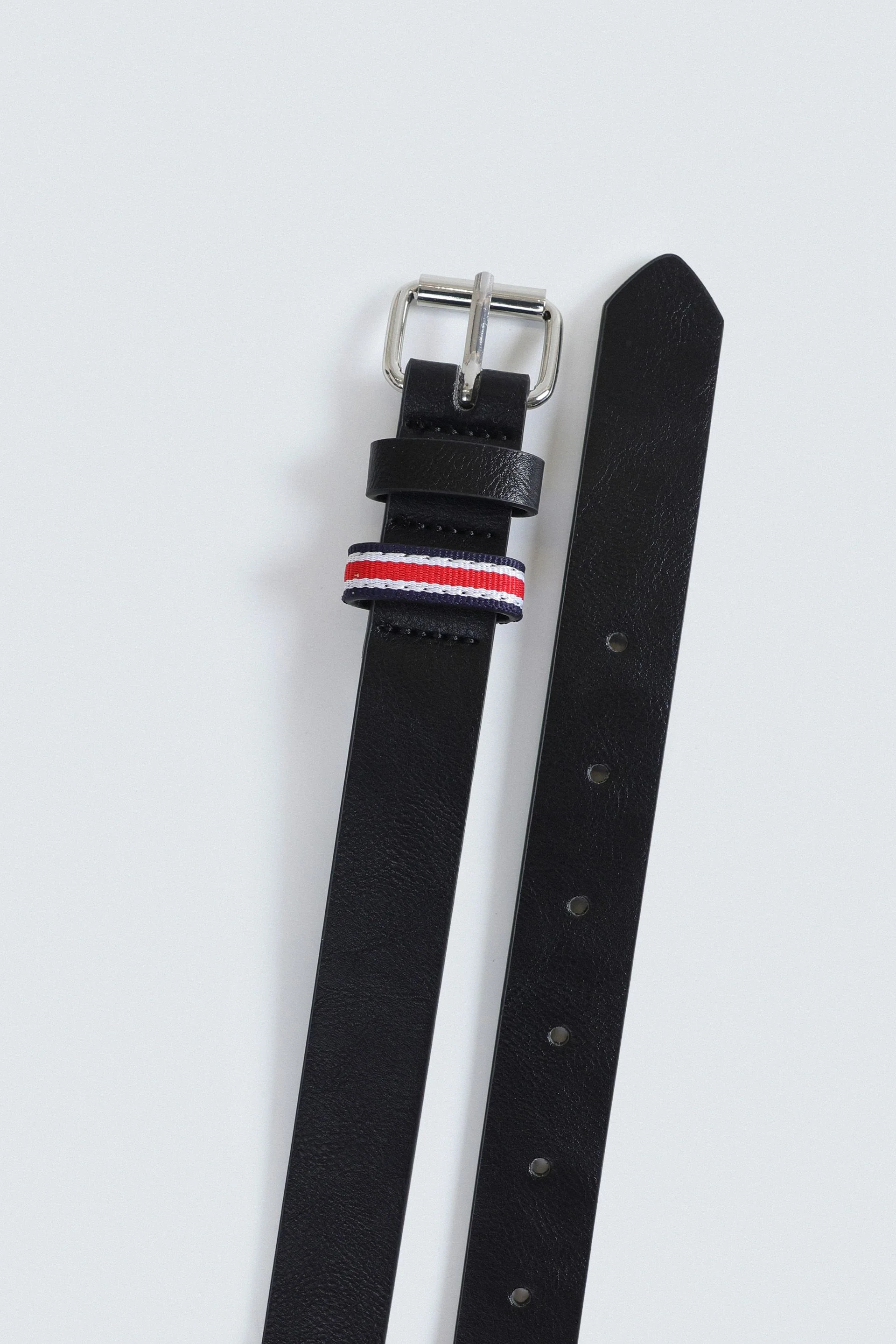 Textured Faux Leather Belt - Image 3