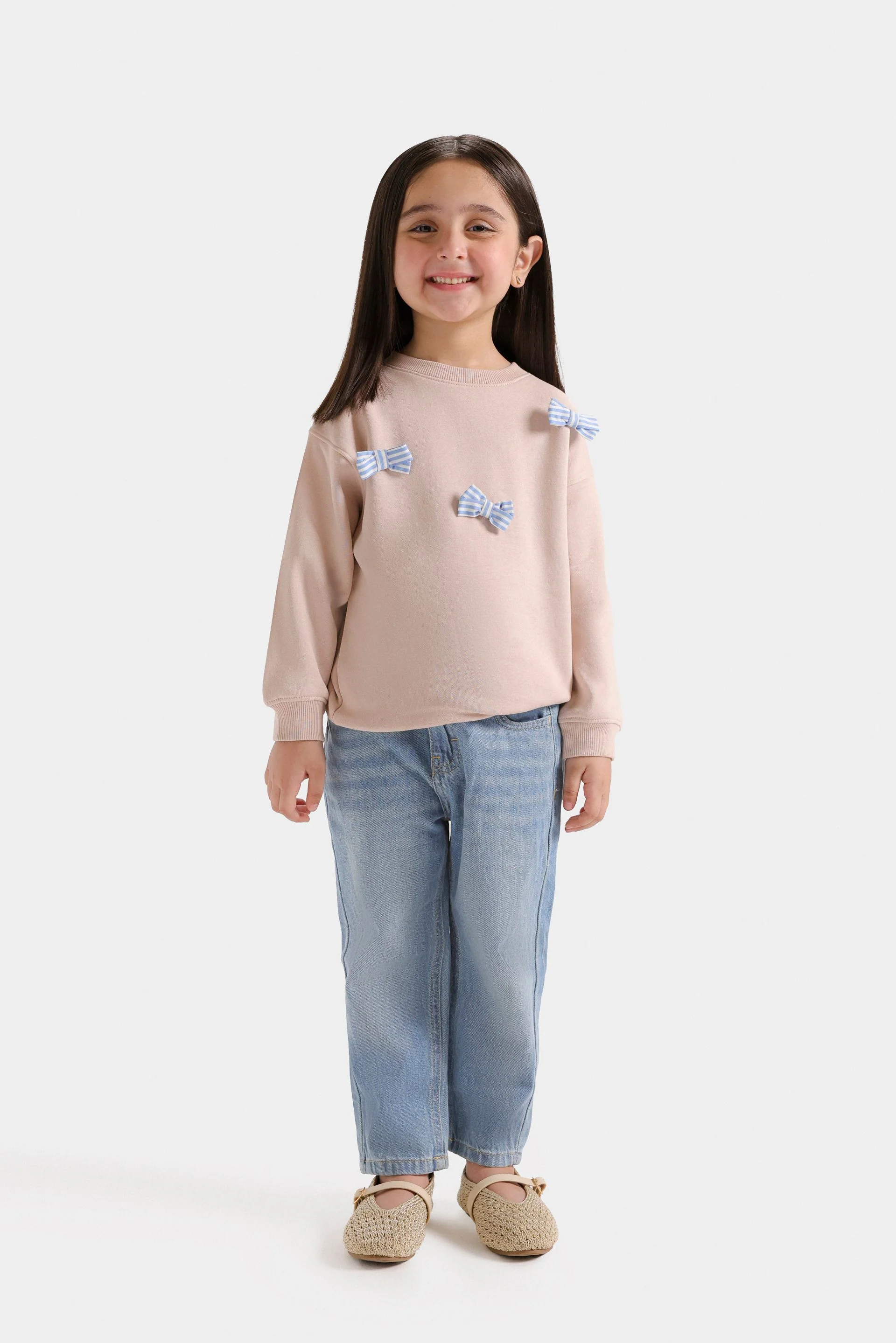 Sweatshirt with 3D Bow Detail - Image 4