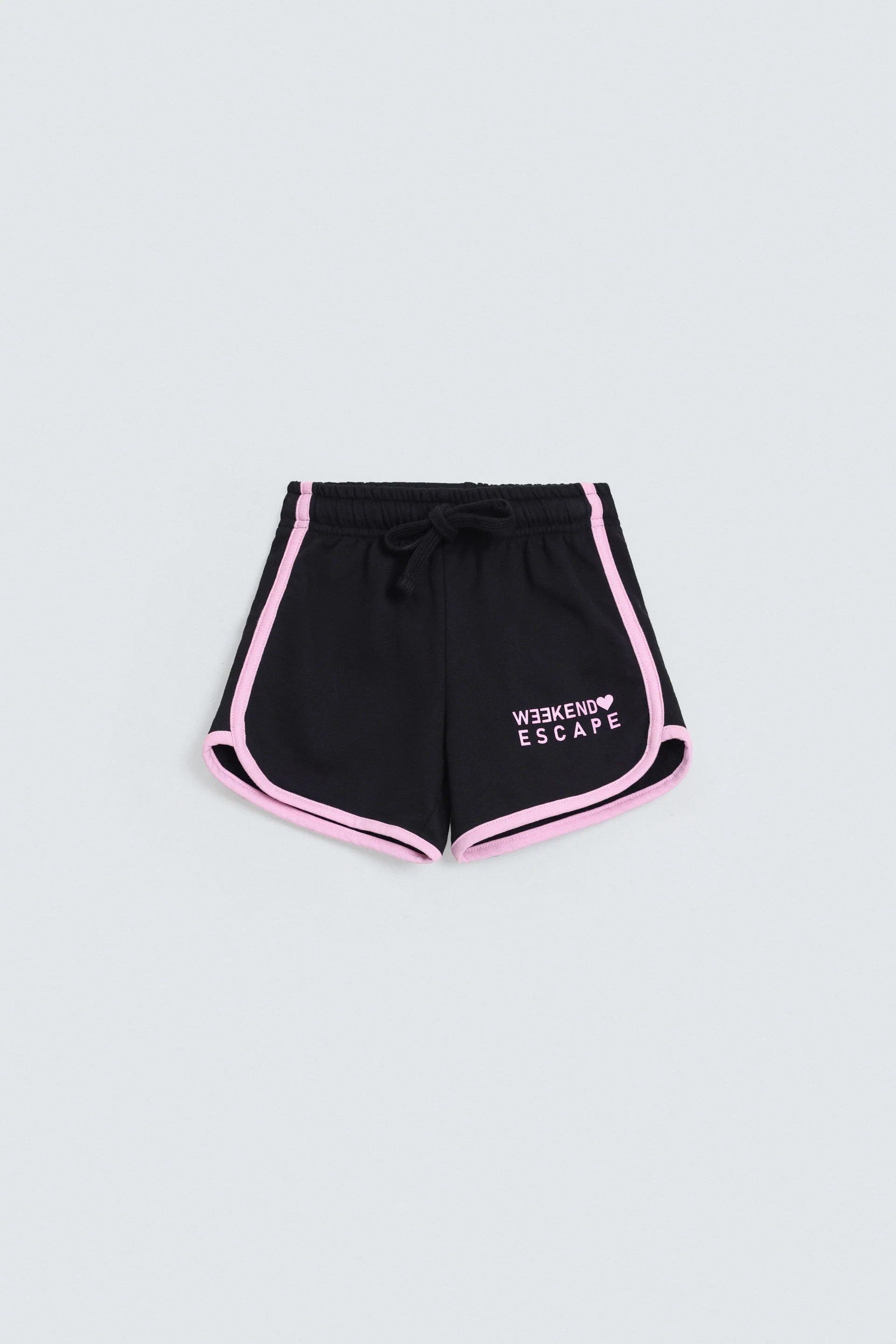 Contrast Tapping Knit Shorts