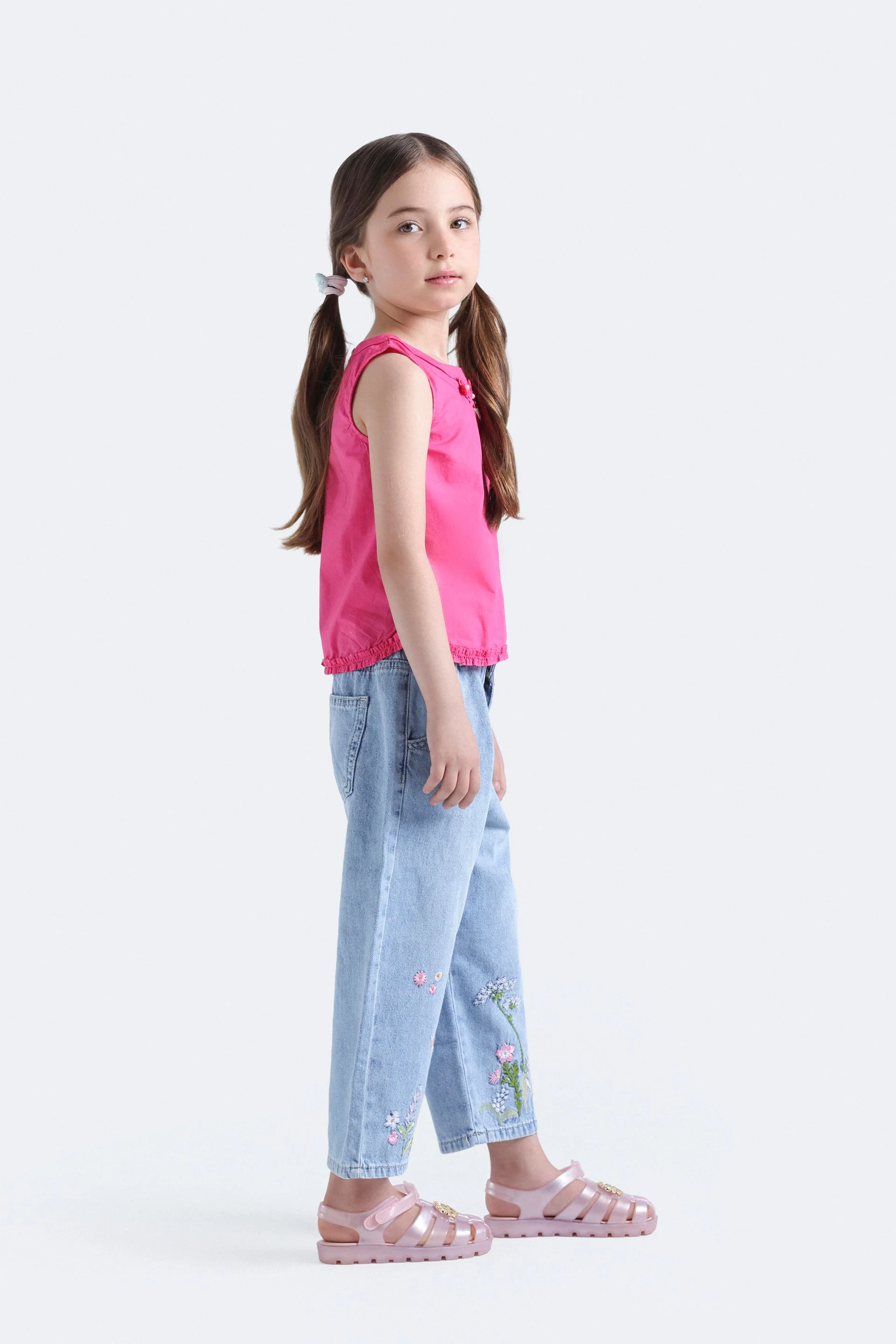 Relaxed Embroidered Jeans - Image 7