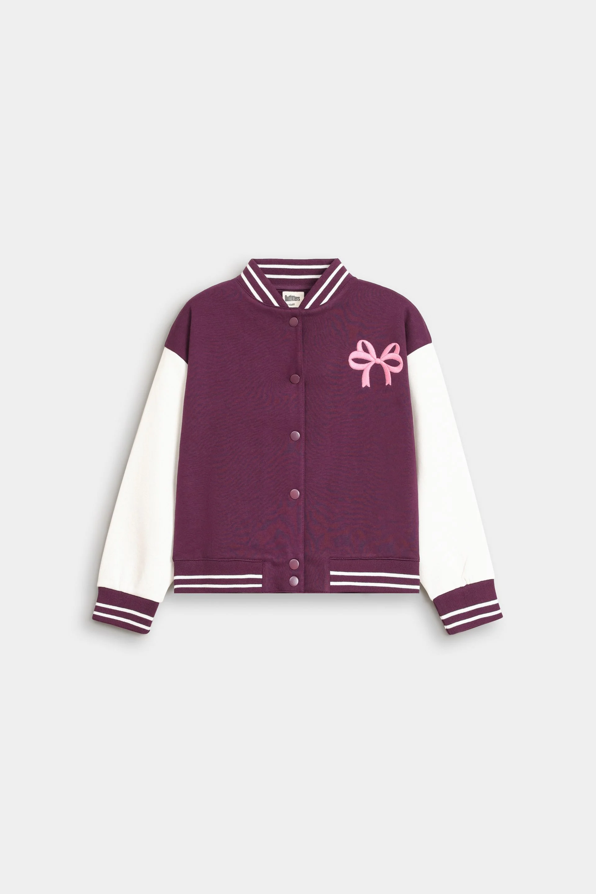 Embroidered Slogan Print Sweatshirt