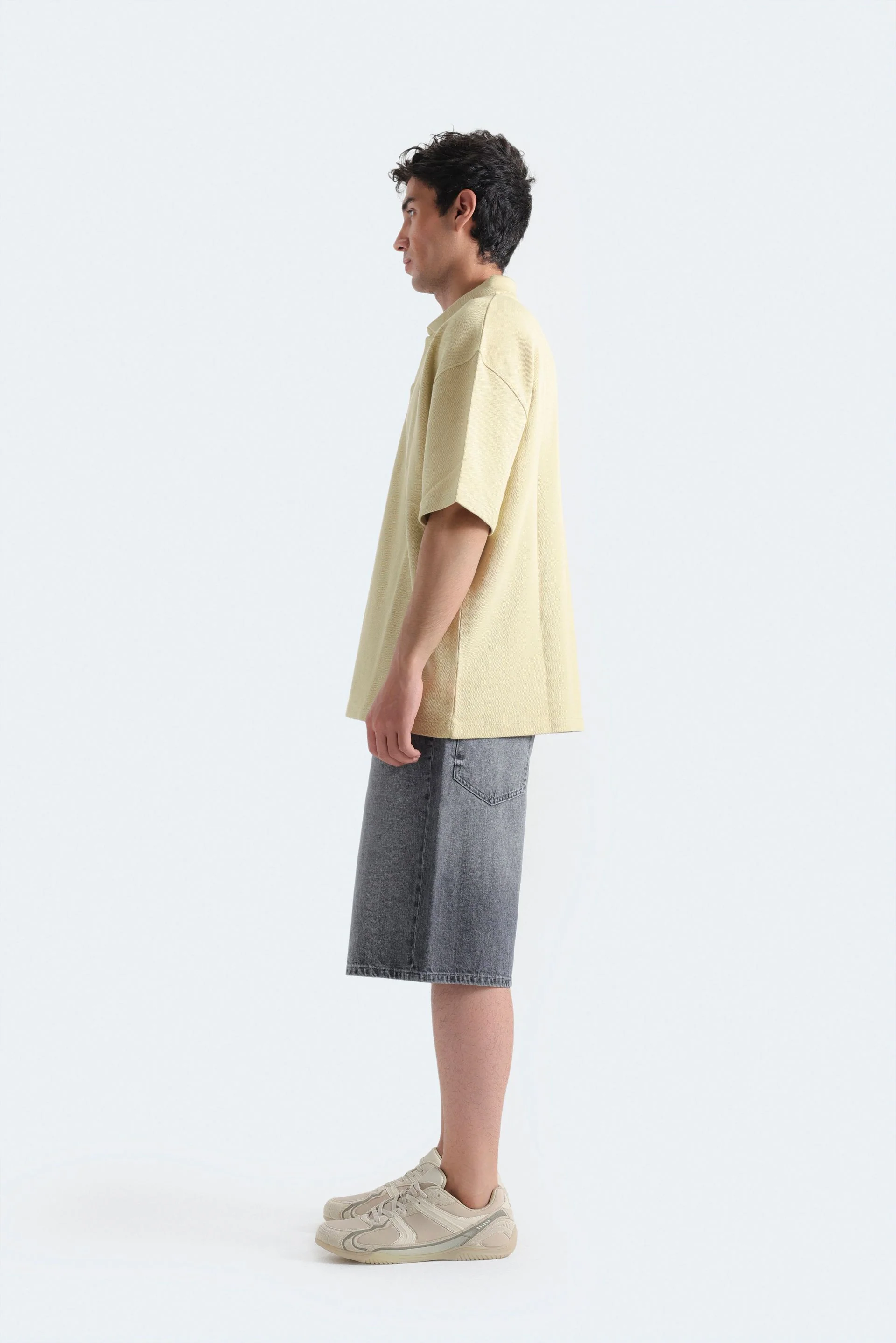 Denim Bermuda Shorts - Image 3
