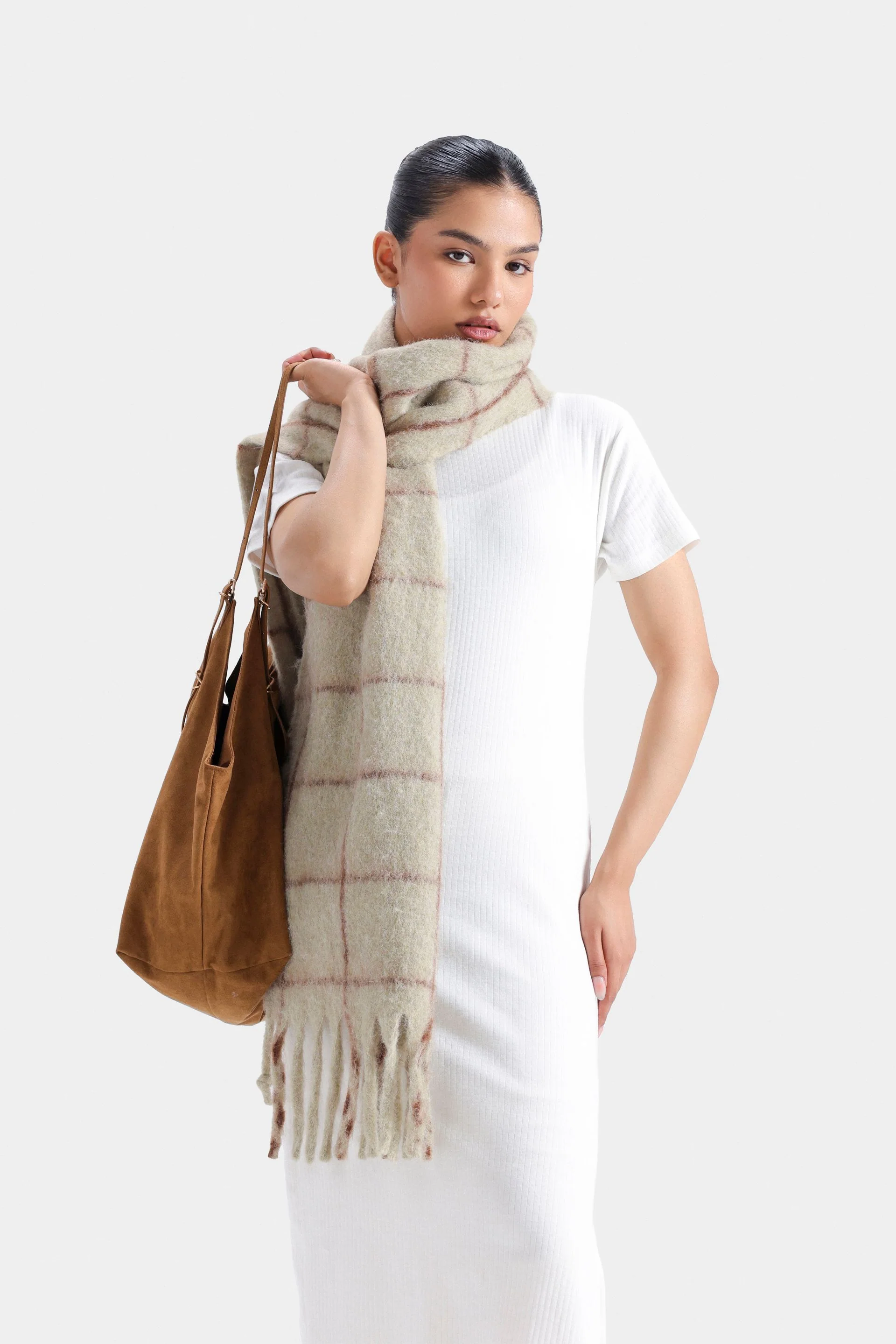 Basic Knit Midi Dress - Image 2