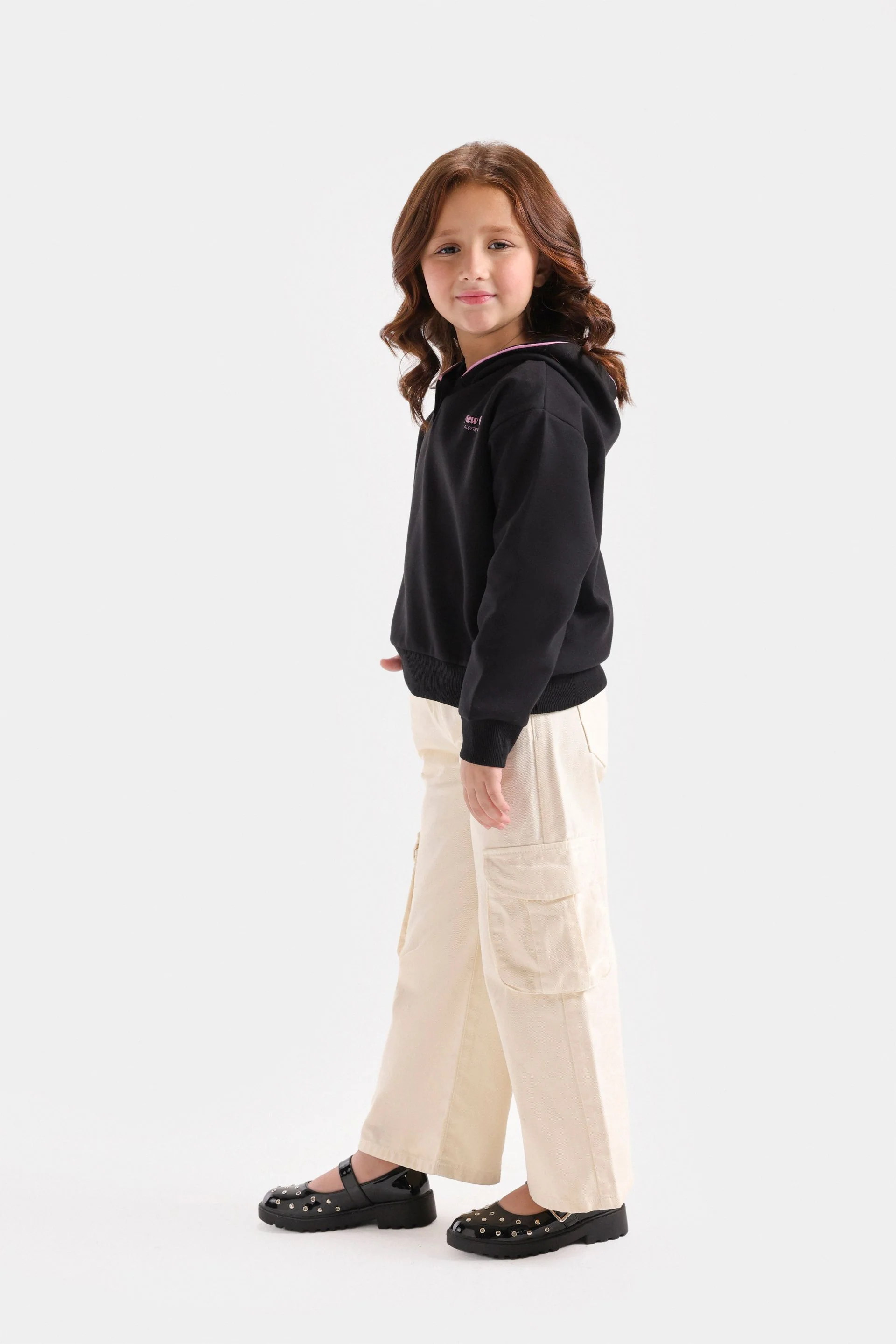 Slogan Print Hoodie - Image 5