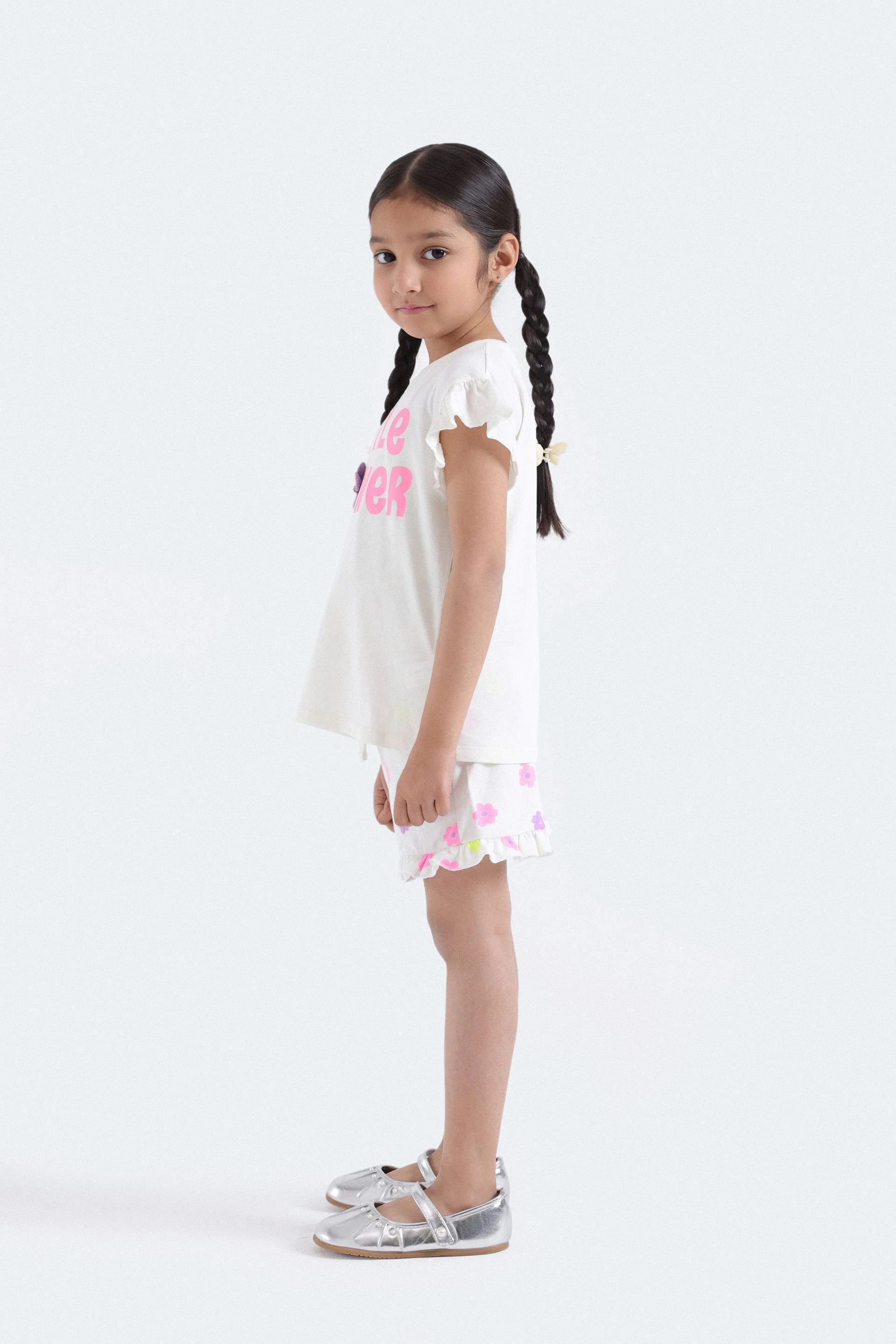 Graphic Co-Ord Set With Ruffle Sleeves - Image 10