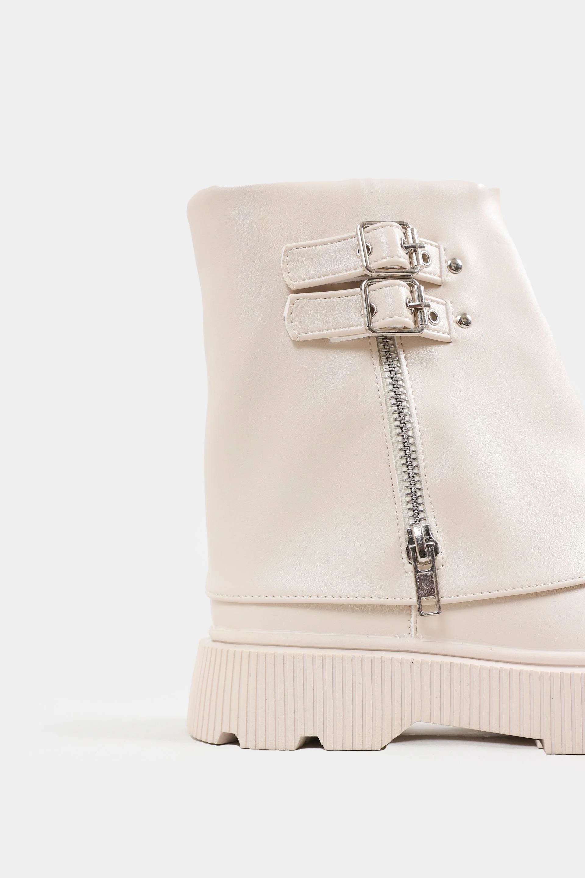 Chunky High Ankle Boots - Image 9