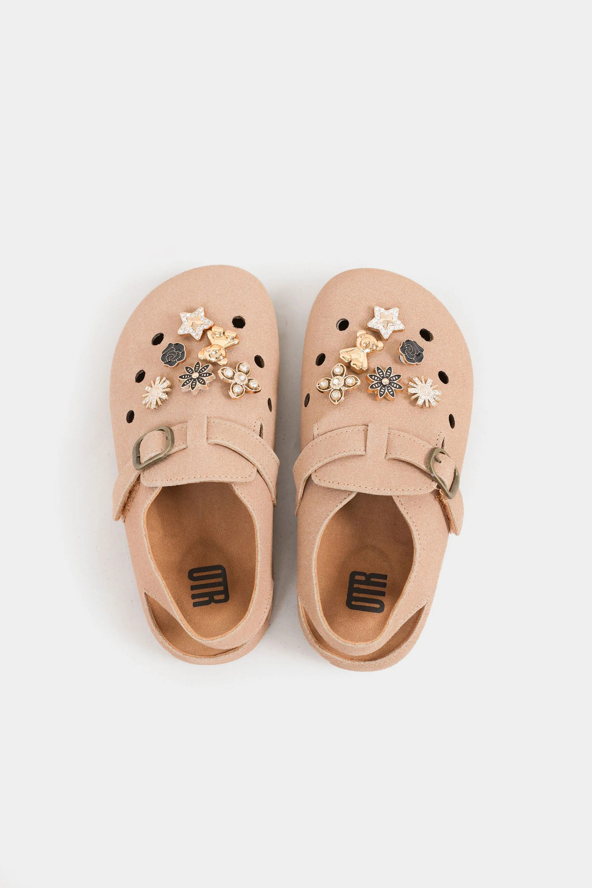Embellished Suede Clogs - Image 3