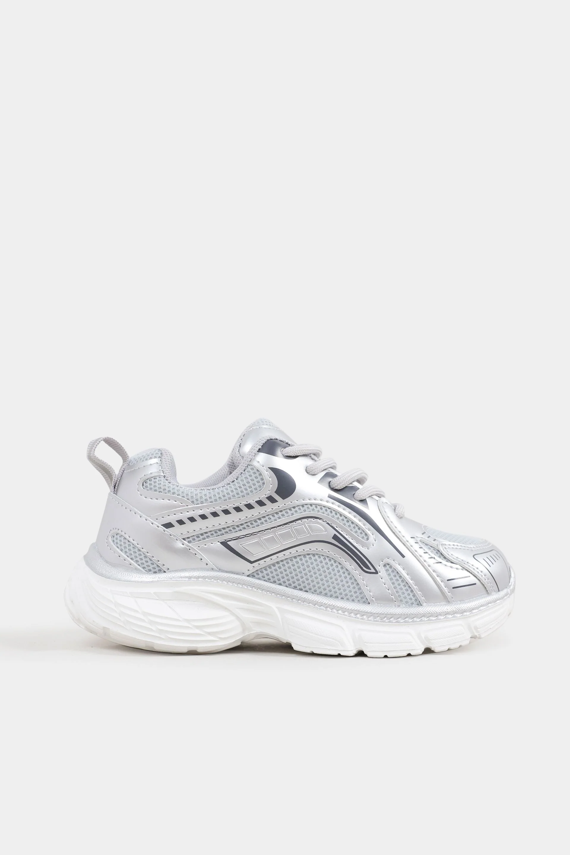 Contrast Mesh Sneakers - Image 7