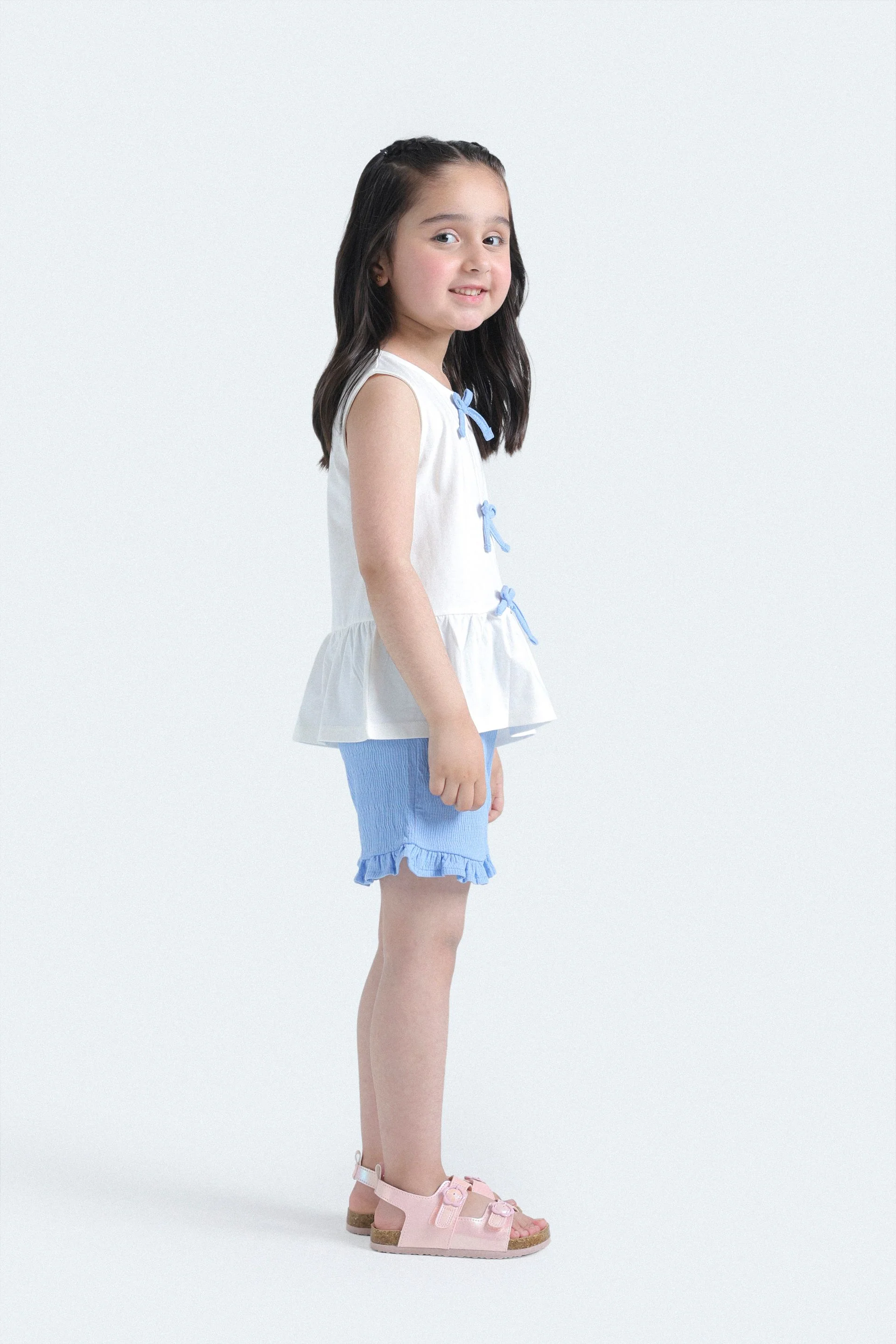 Ruffle Co-Ord Set With Bow Detail - Image 9