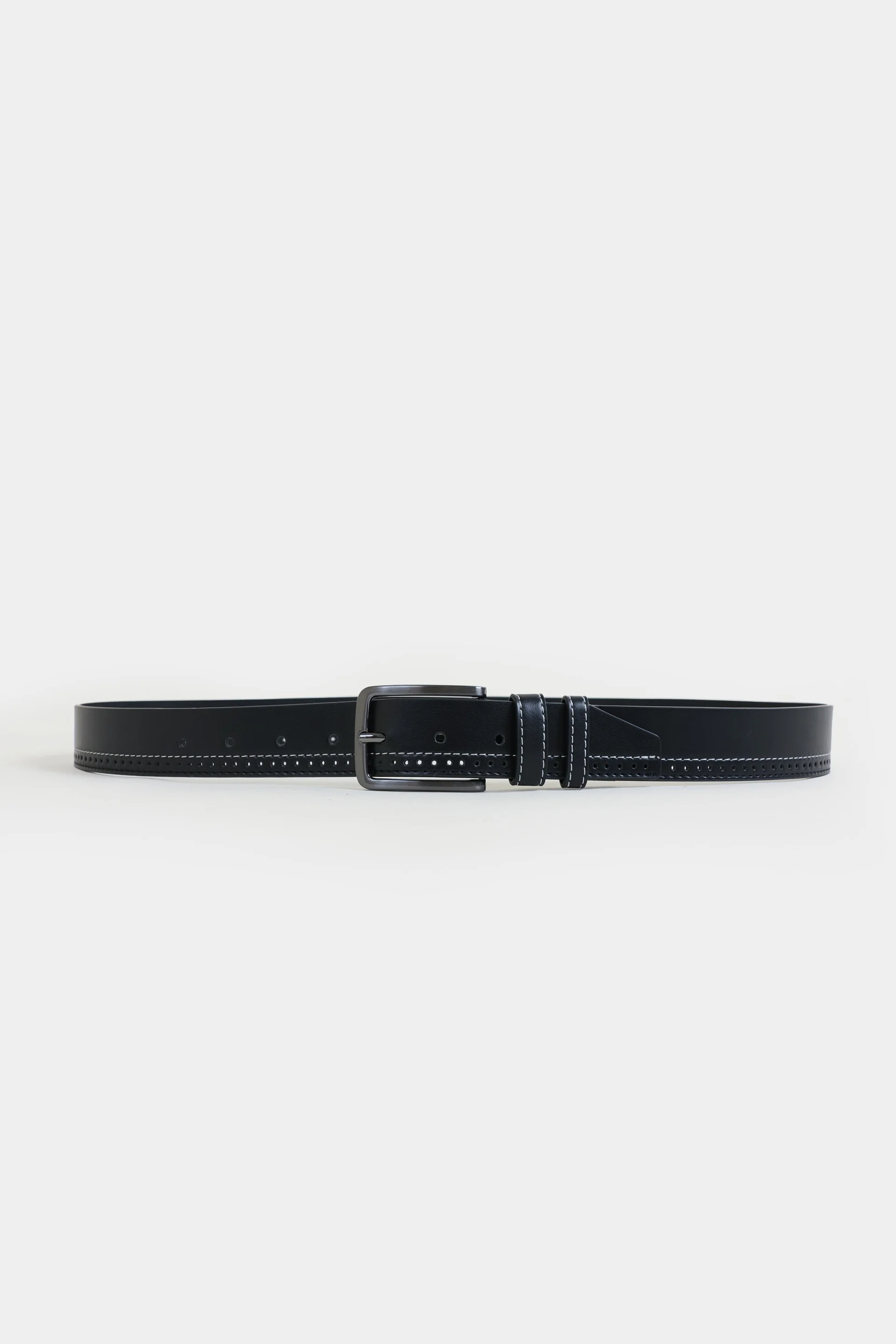 Belt with Contrast Stitch