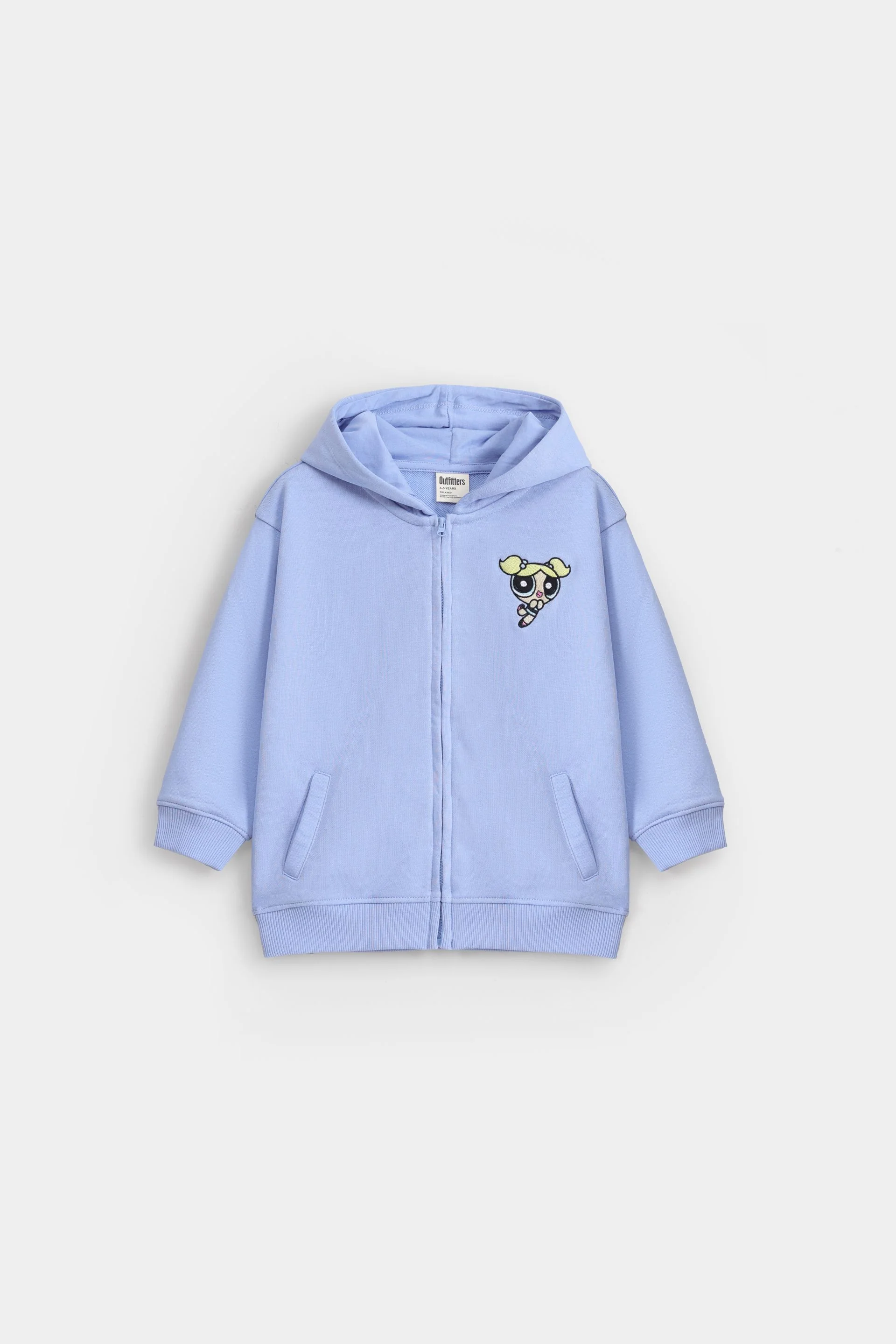 Embroidered Zipper Hoodie - Image 7
