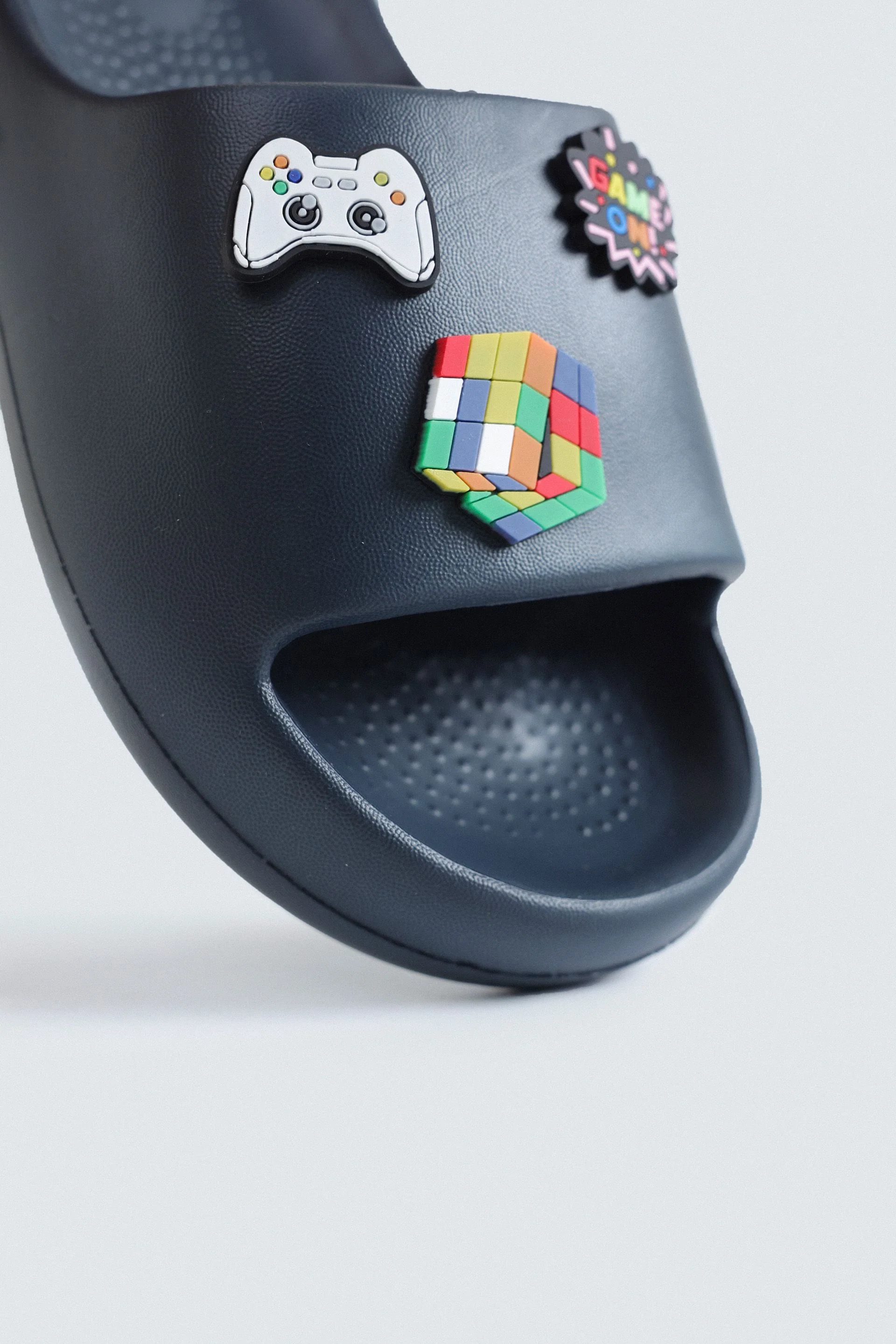 Rubber Slides With Charm Detail - Image 9