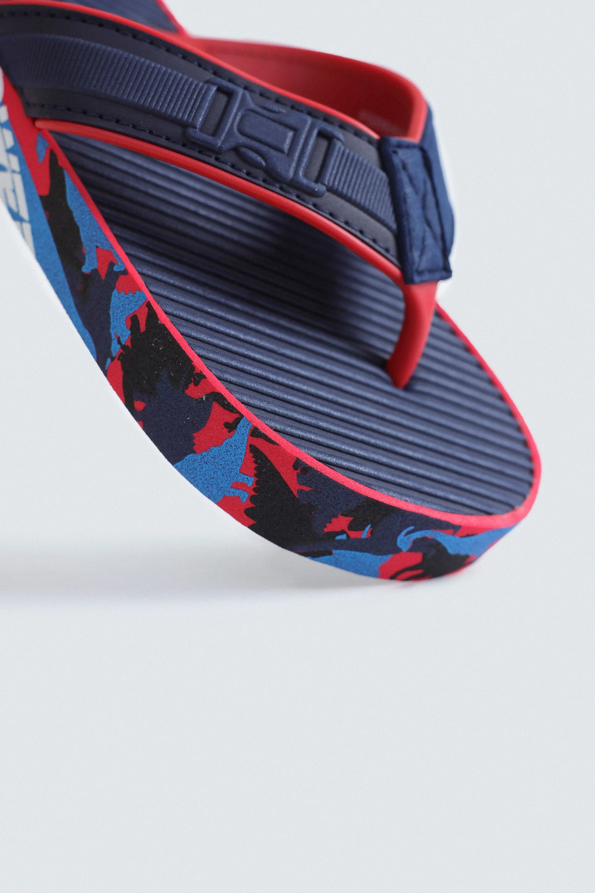 Contrast Rubber Flip Flops - Image 3