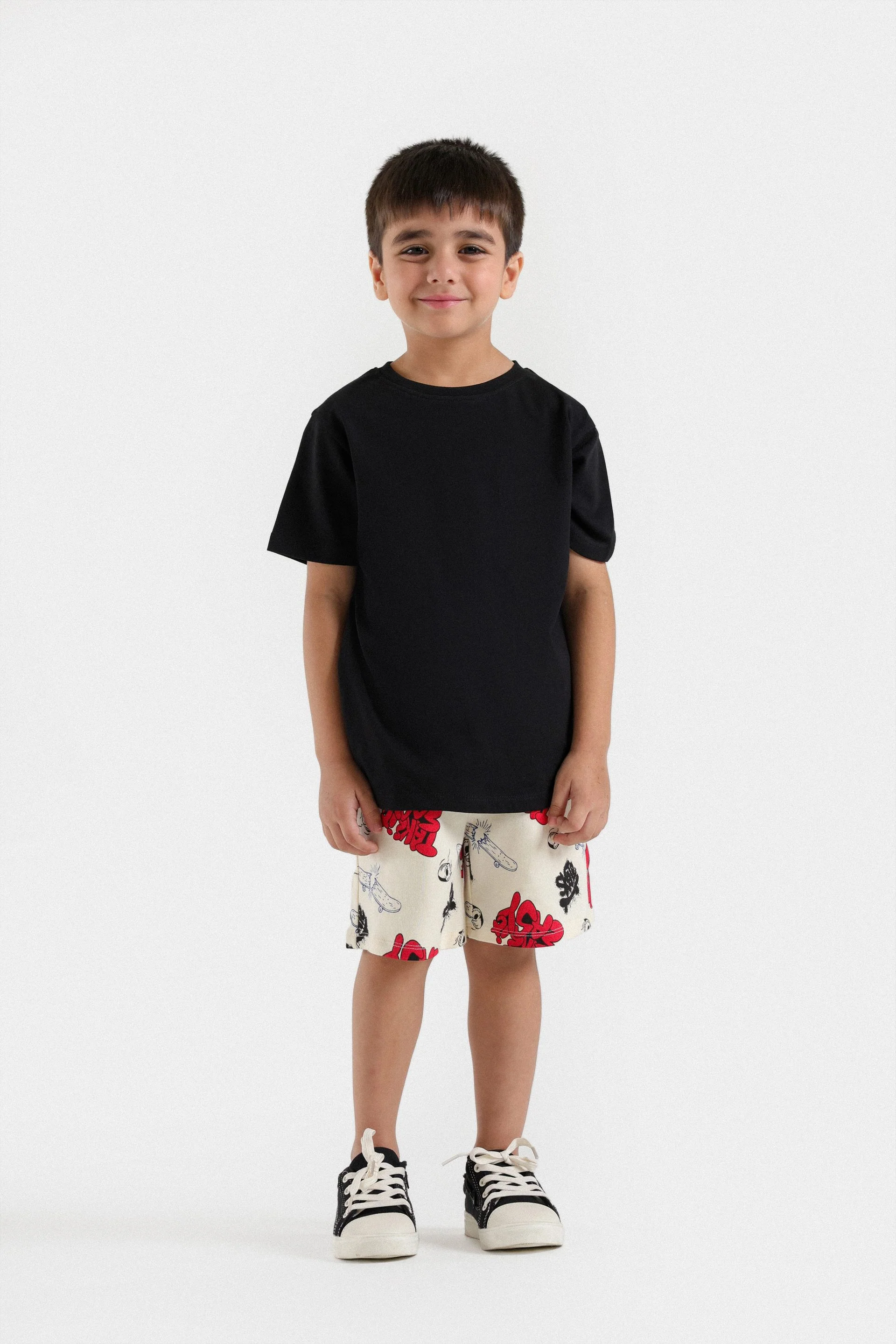 Skate Print Knit Shorts - Image 7