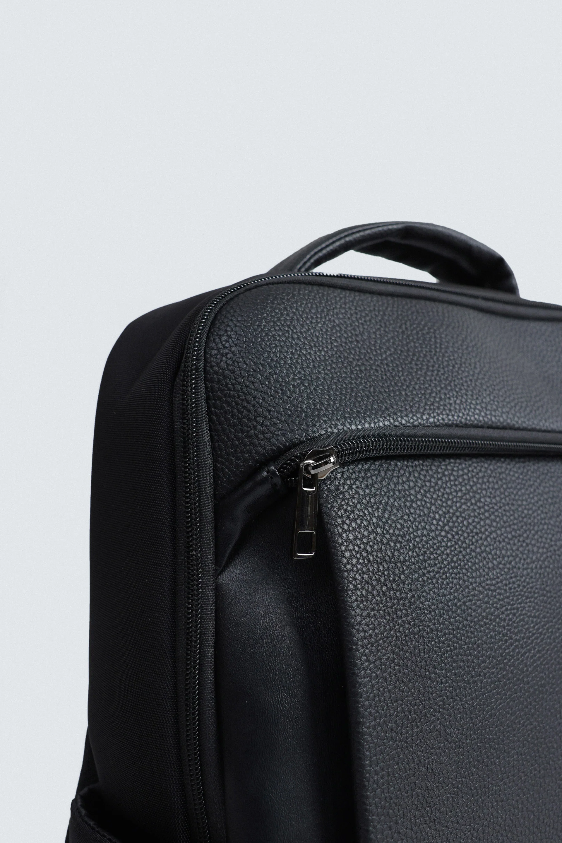 Faux Leather Backpack - Image 3