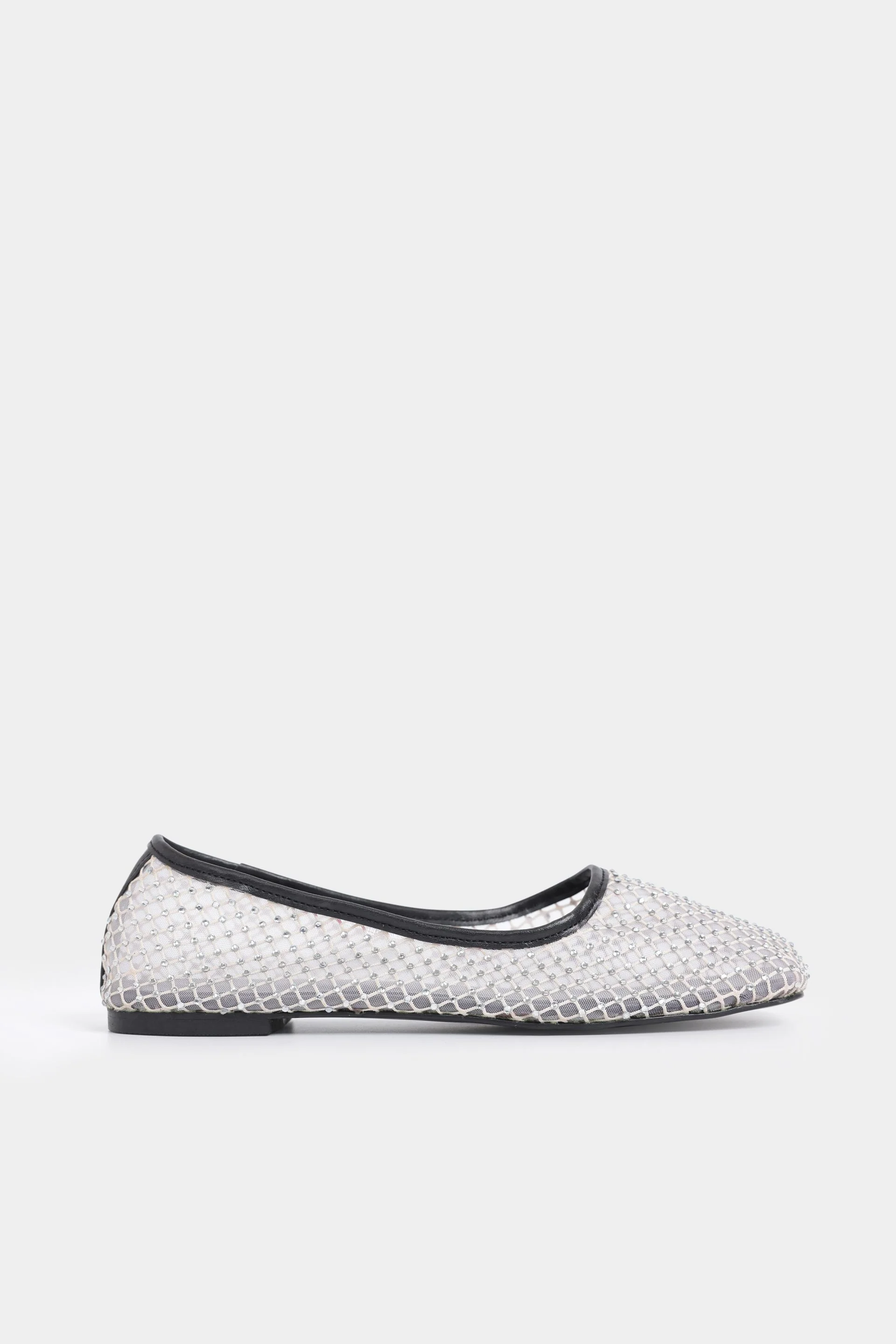 Embellished Mesh Mary Janes