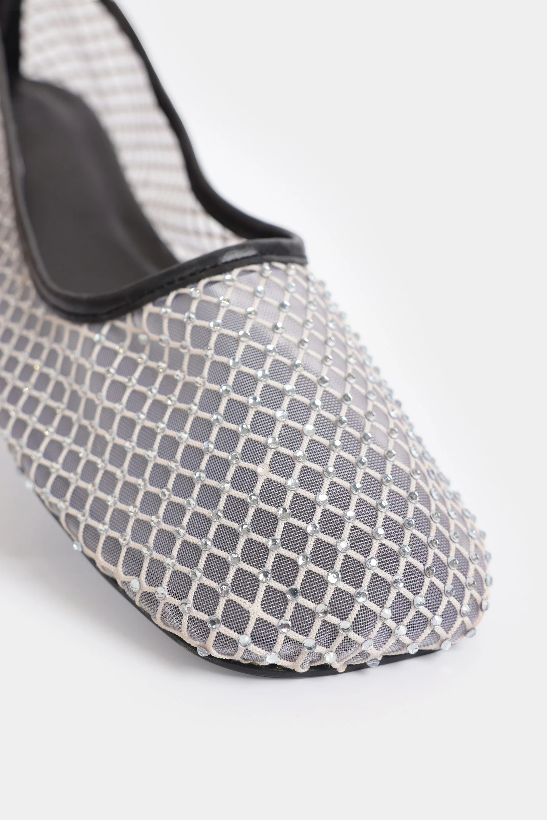 Embellished Mesh Mary Janes - Image 2