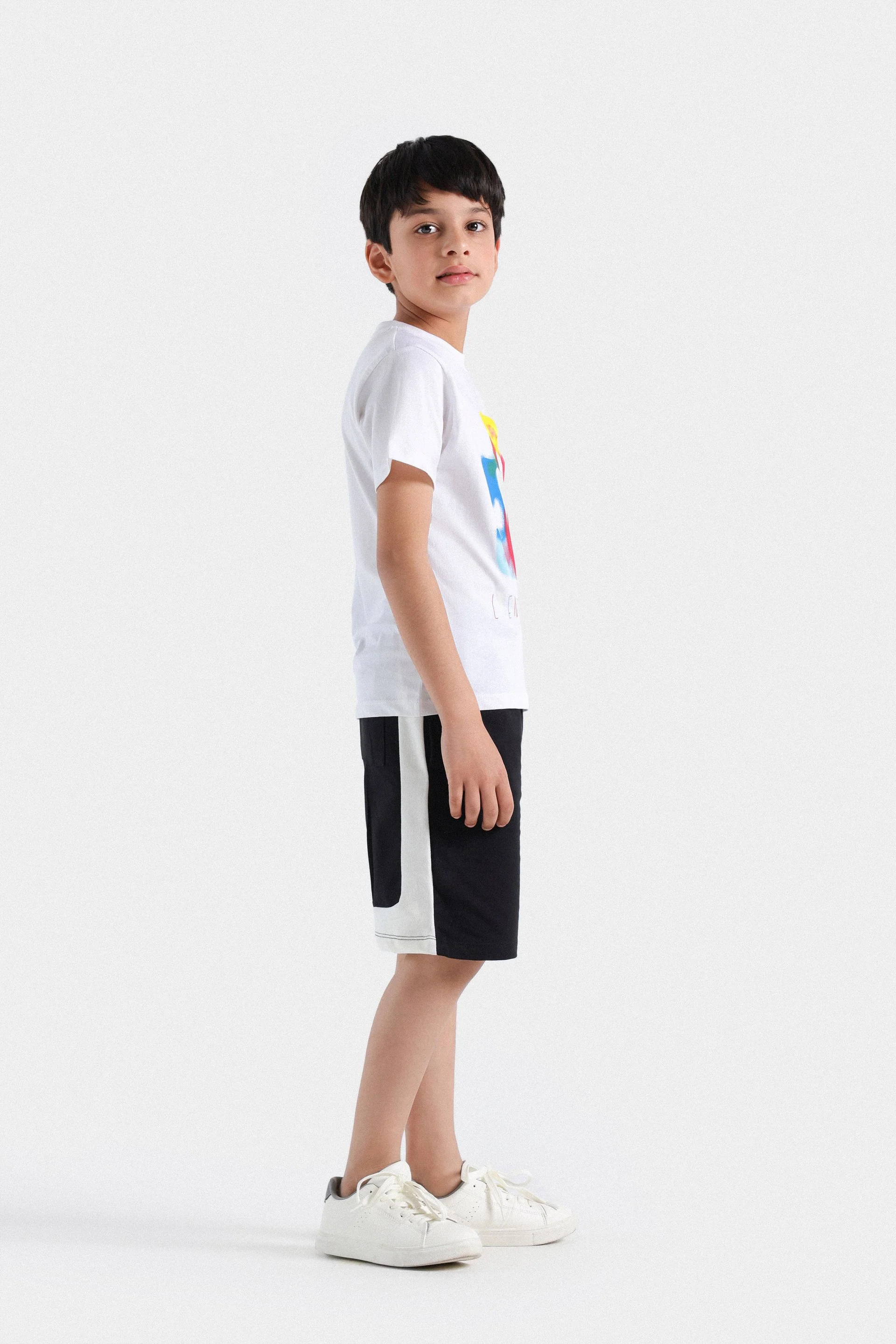 Color-Block Knit Shorts - Image 11